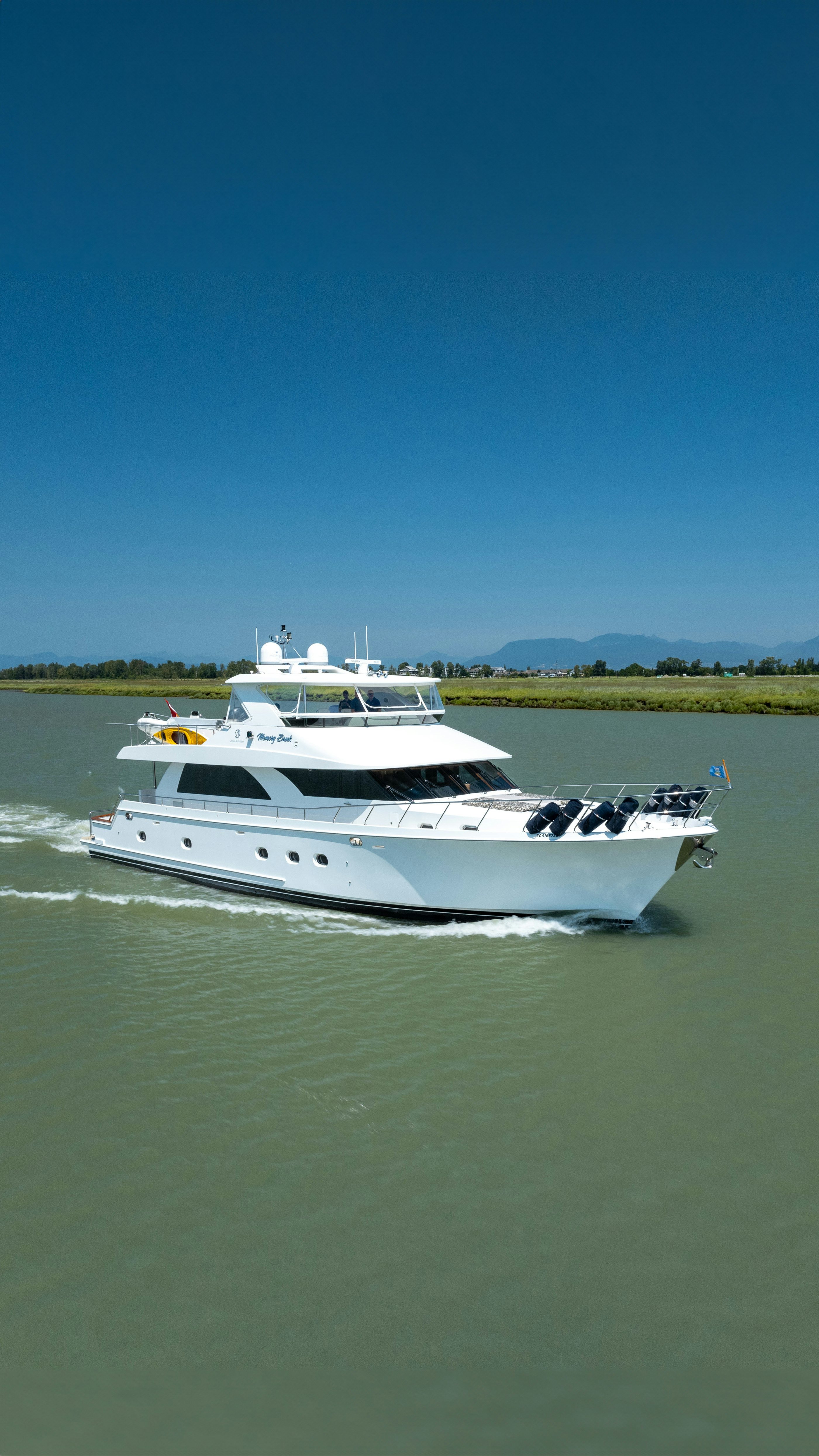 a boat on the water aboard MEMORY BANK Yacht for Sale