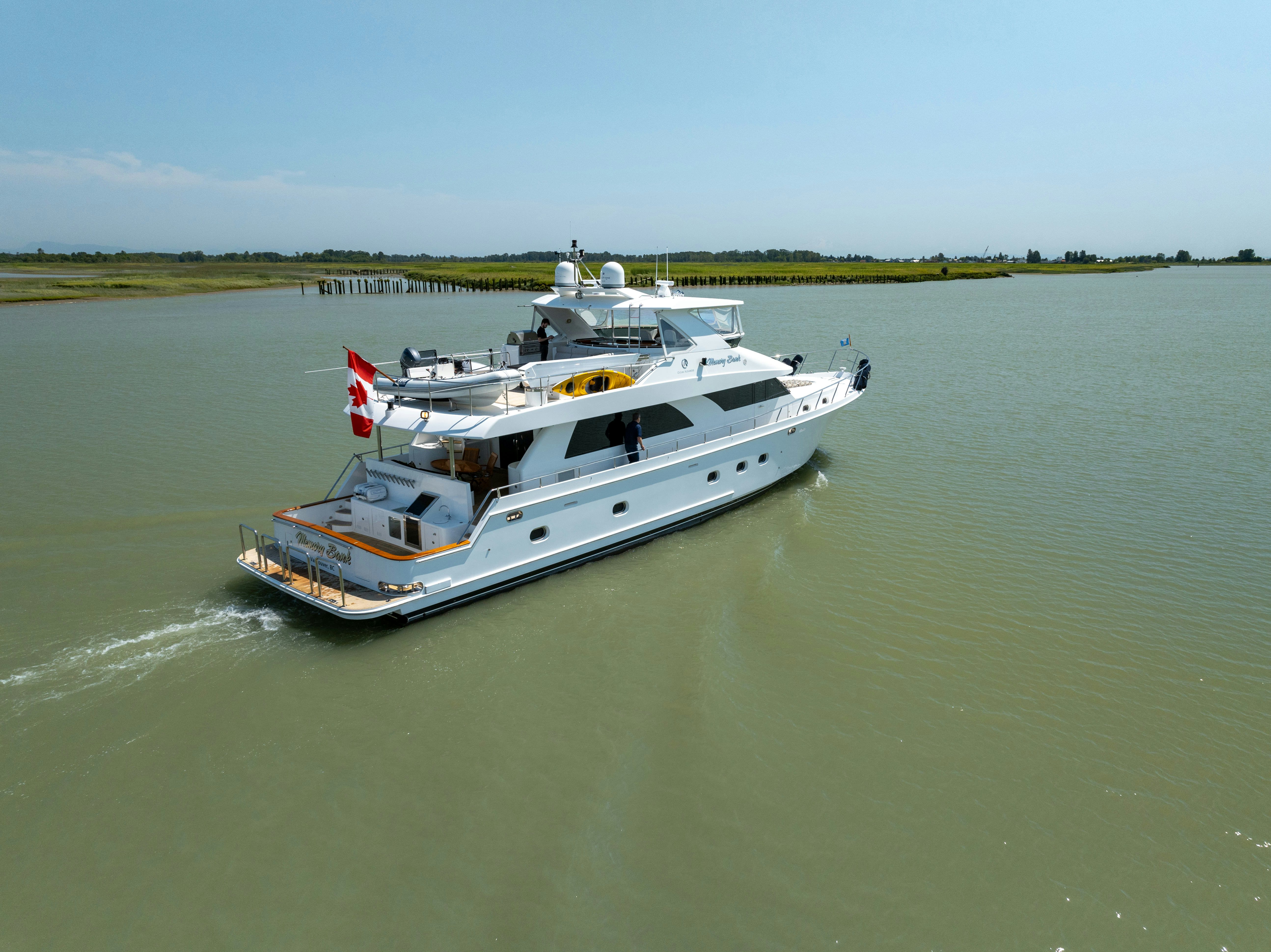 a boat on the water aboard MEMORY BANK Yacht for Sale