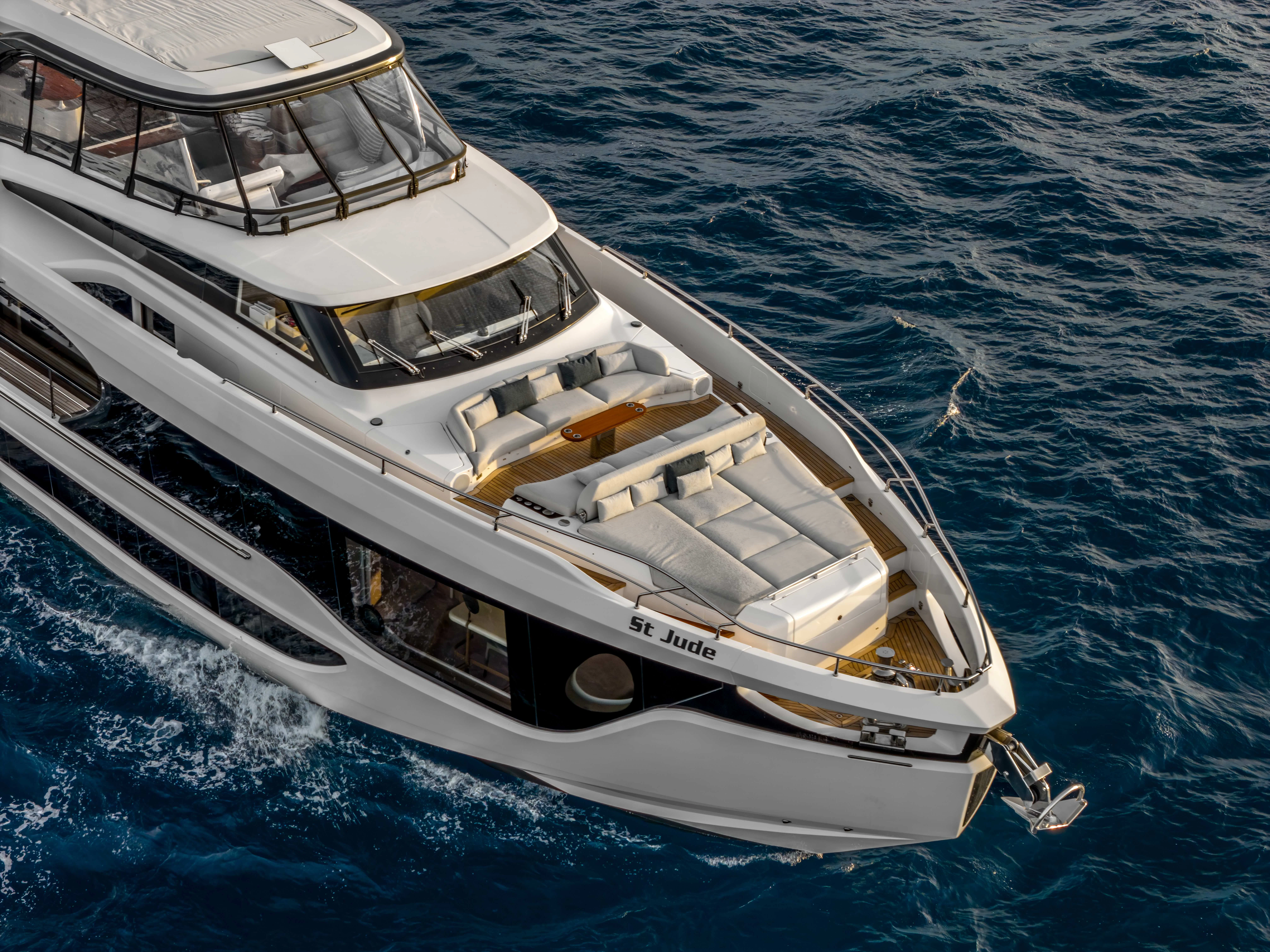 a boat on the water aboard ST JUDE Yacht for Sale