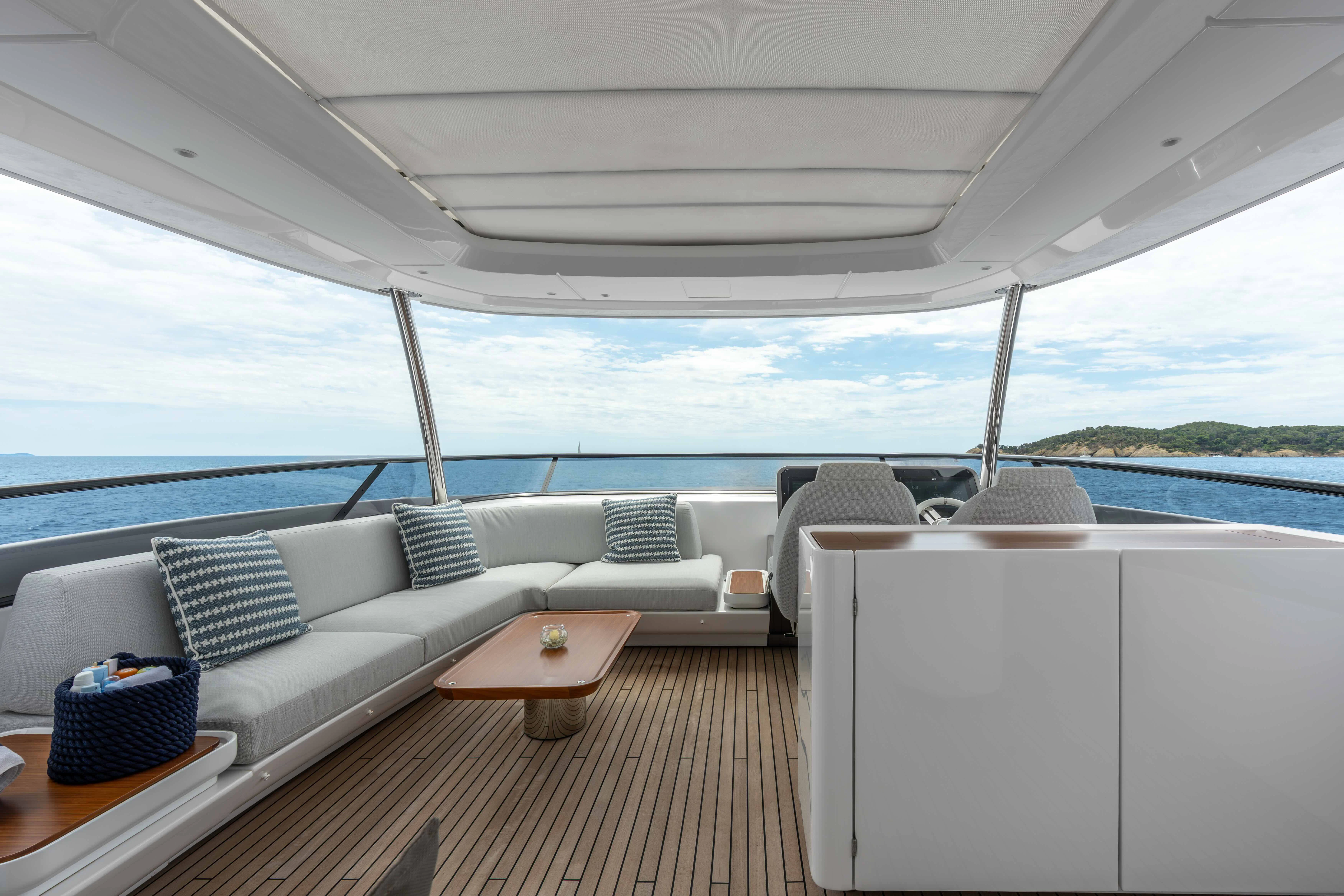 a boat with a large body of water in the background aboard ST JUDE Yacht for Sale