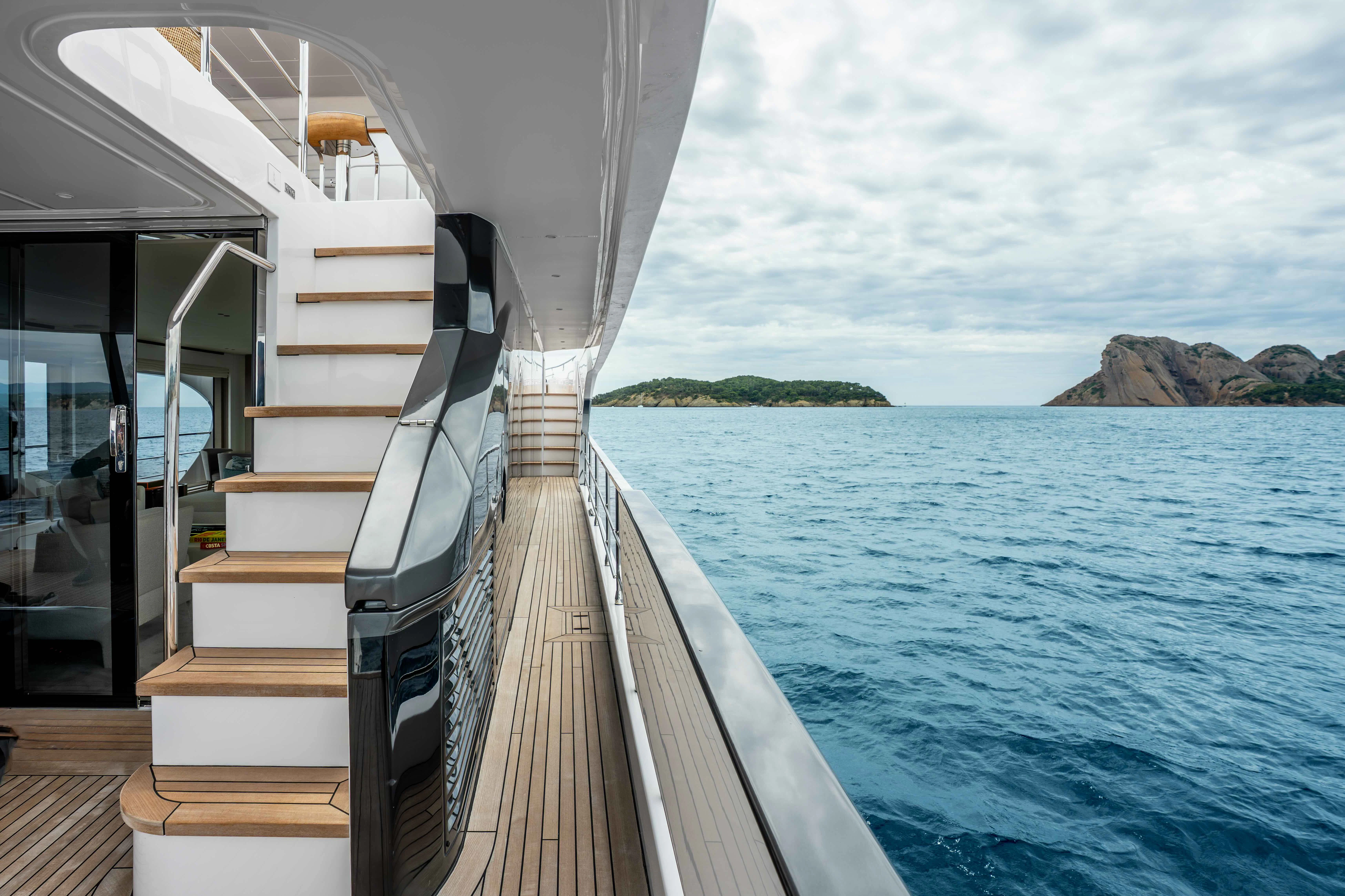 a boat on the water aboard ST JUDE Yacht for Sale