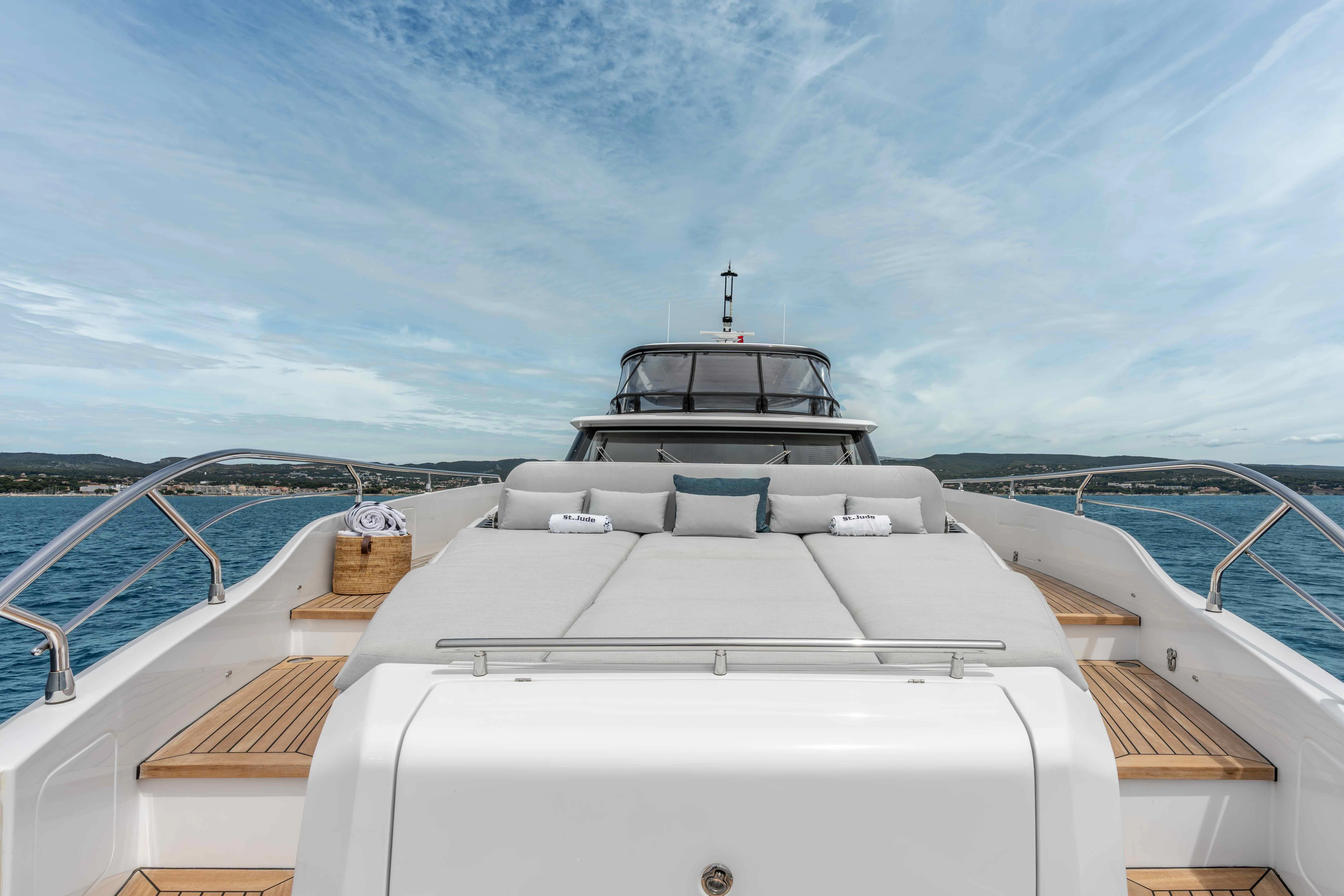 a boat on the water aboard ST JUDE Yacht for Sale