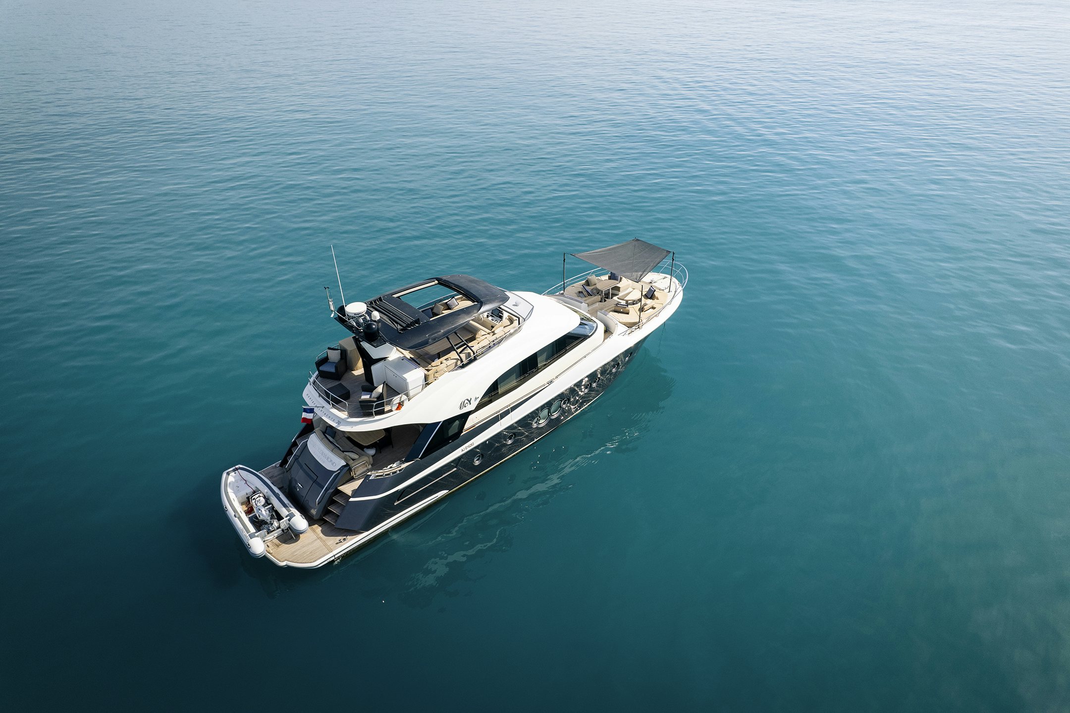 a boat in the water aboard CRAZY DIAMOND Yacht for Sale