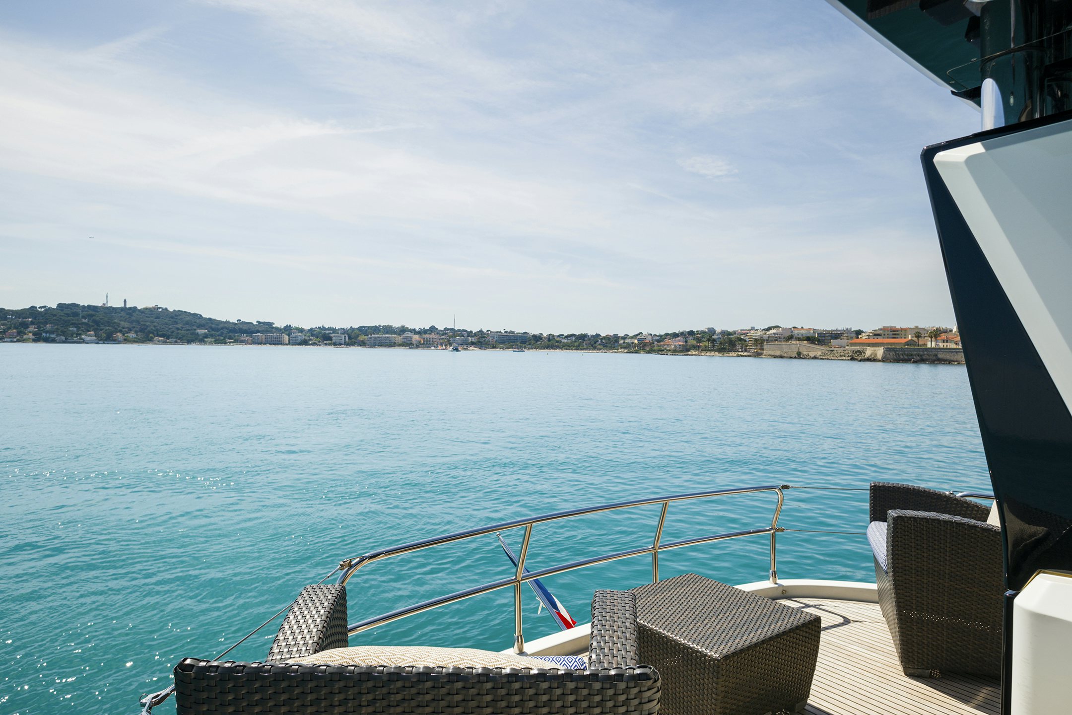 a boat on the water aboard CRAZY DIAMOND Yacht for Sale