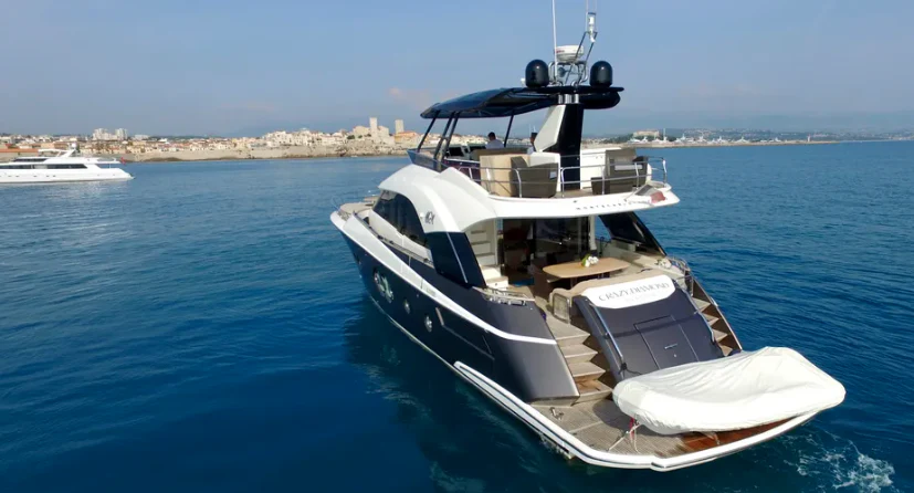 a boat on the water aboard CRAZY DIAMOND Yacht for Sale