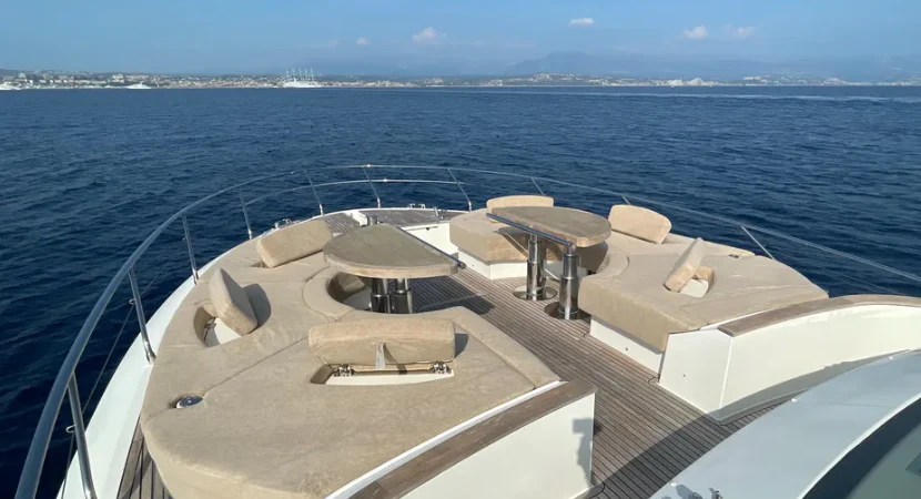 a boat on the water aboard CRAZY DIAMOND Yacht for Sale