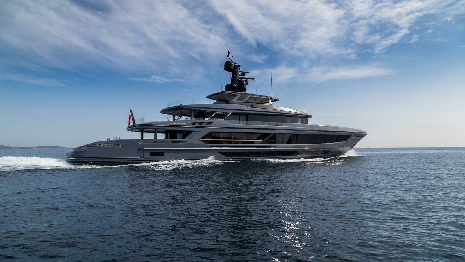 a boat on the water aboard AKULA Yacht for Charter