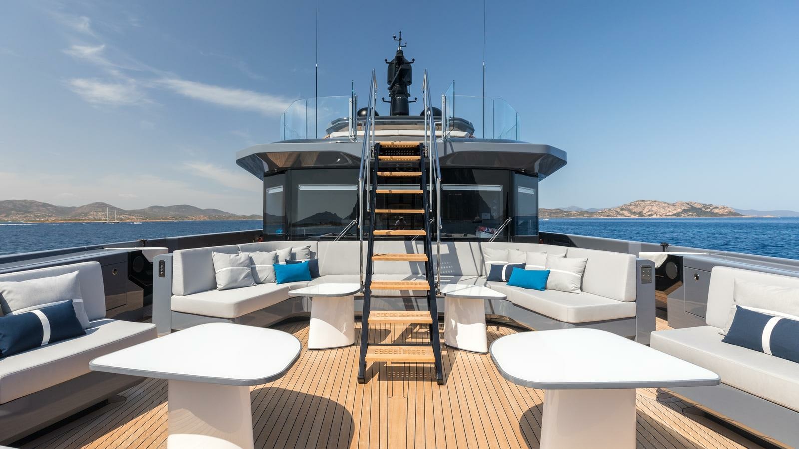 a boat on the water aboard AKULA Yacht for Charter