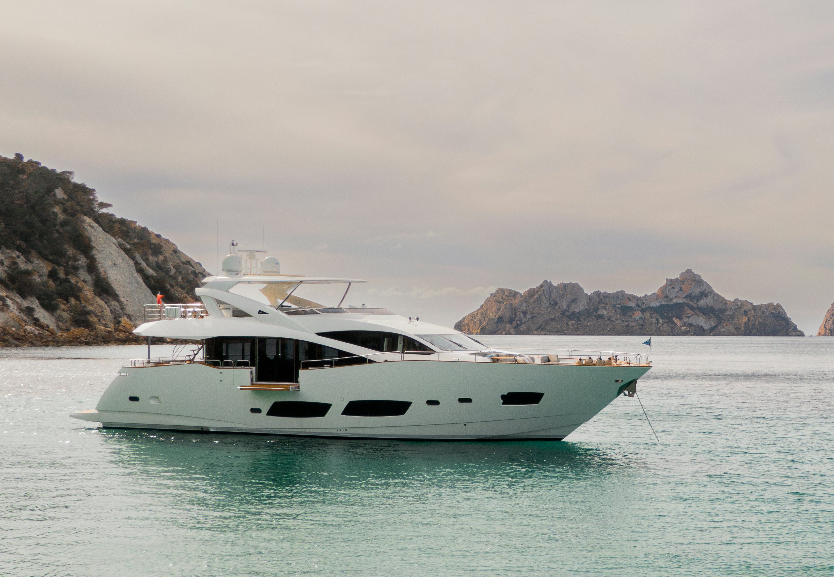 a boat in the water aboard PLAY THE GAME Yacht for Sale