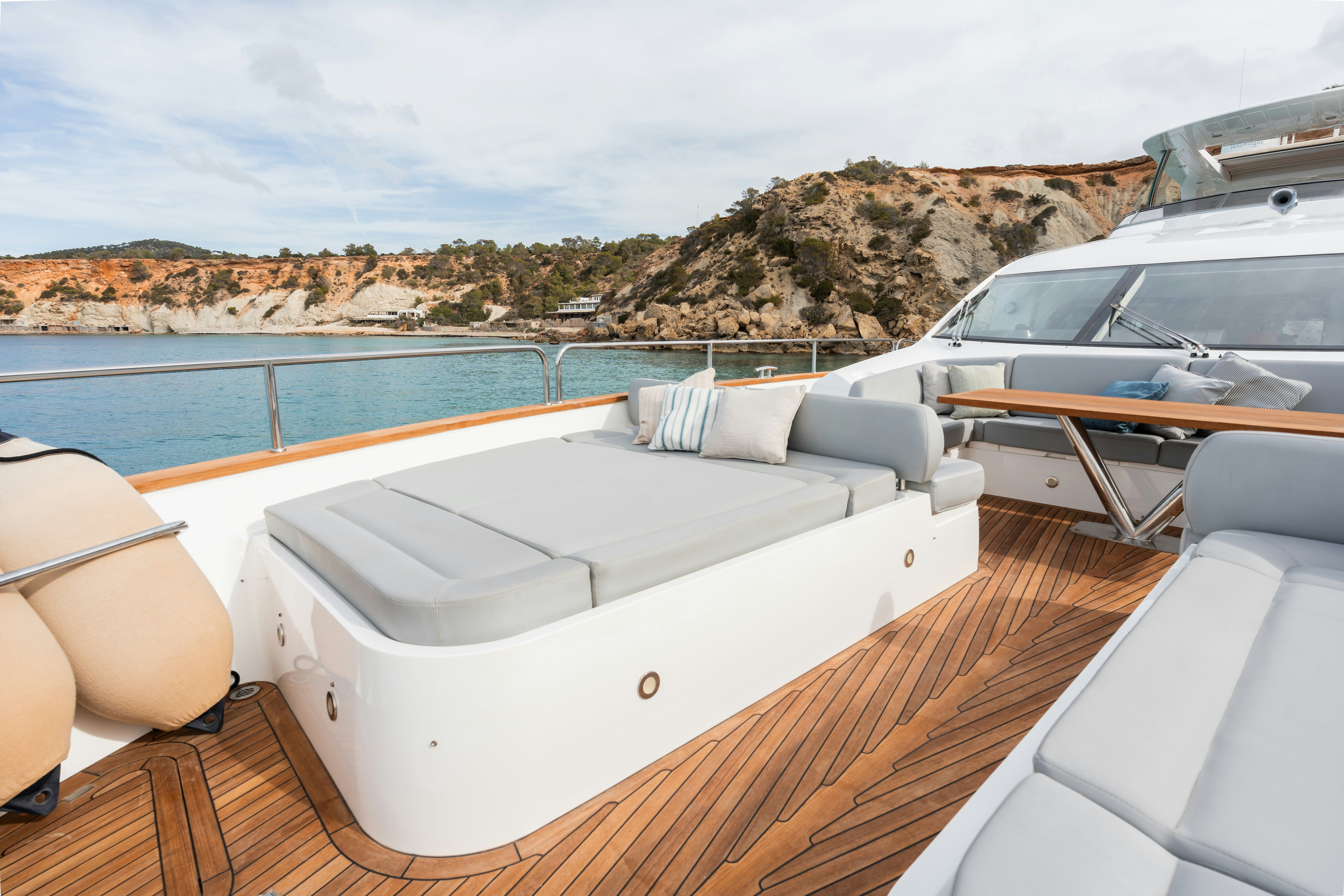 a boat on the water aboard PLAY THE GAME Yacht for Sale