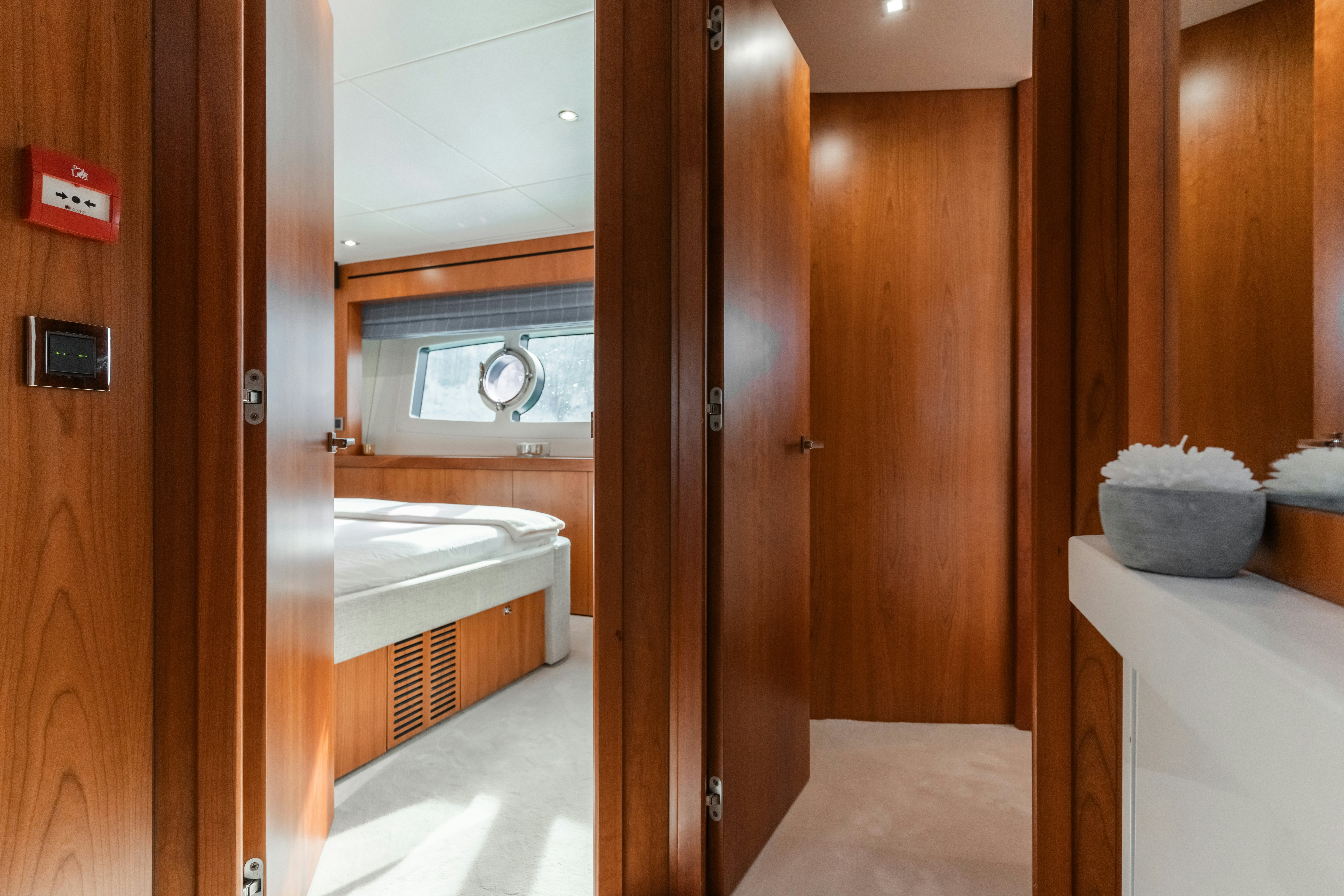 a bathroom with a tub and a sink aboard PLAY THE GAME Yacht for Sale