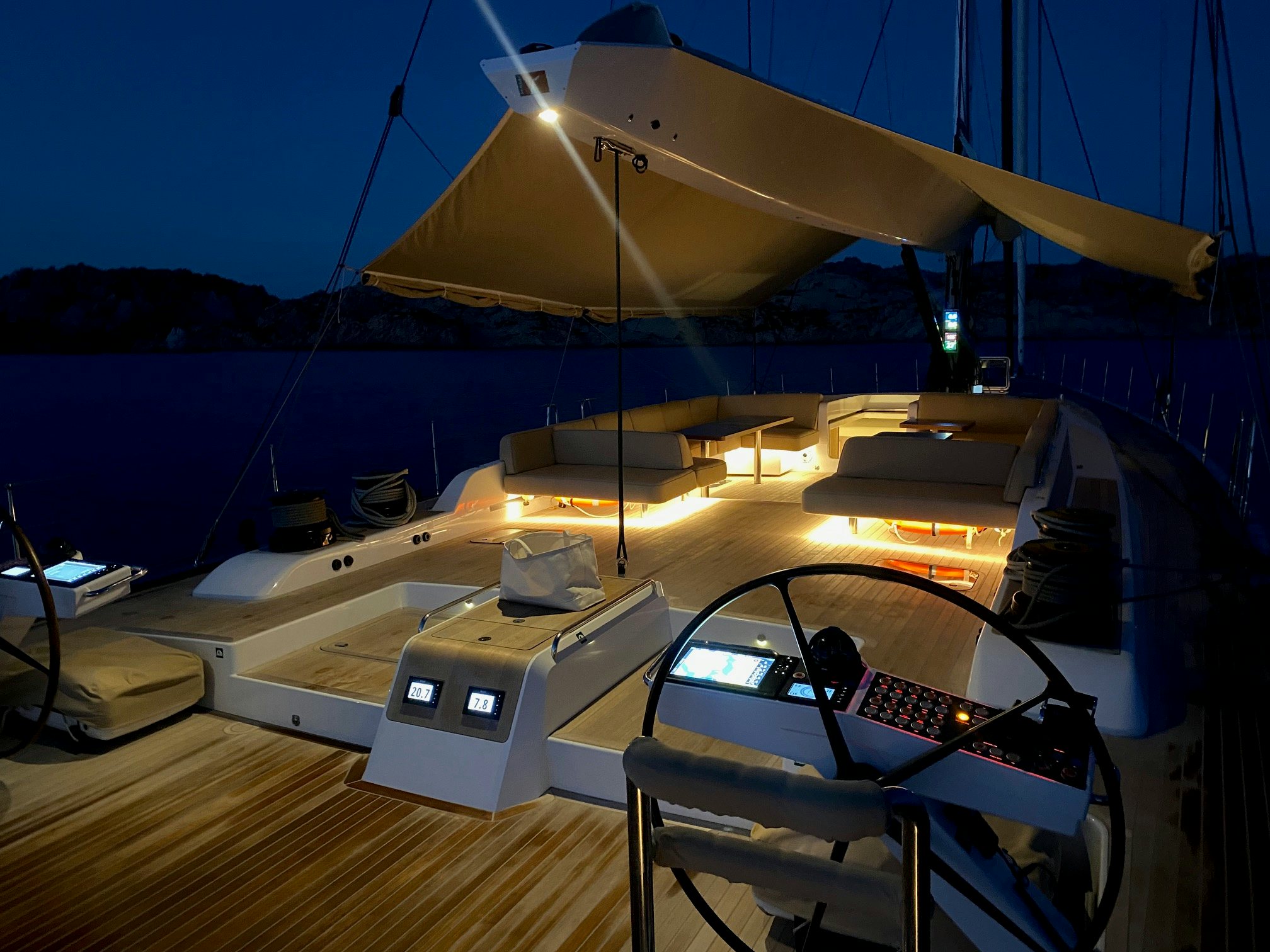 a boat on the water aboard ALIX Yacht for Sale