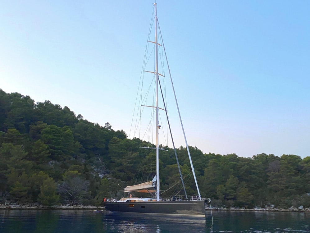 a sailboat on the water aboard ALIX Yacht for Sale