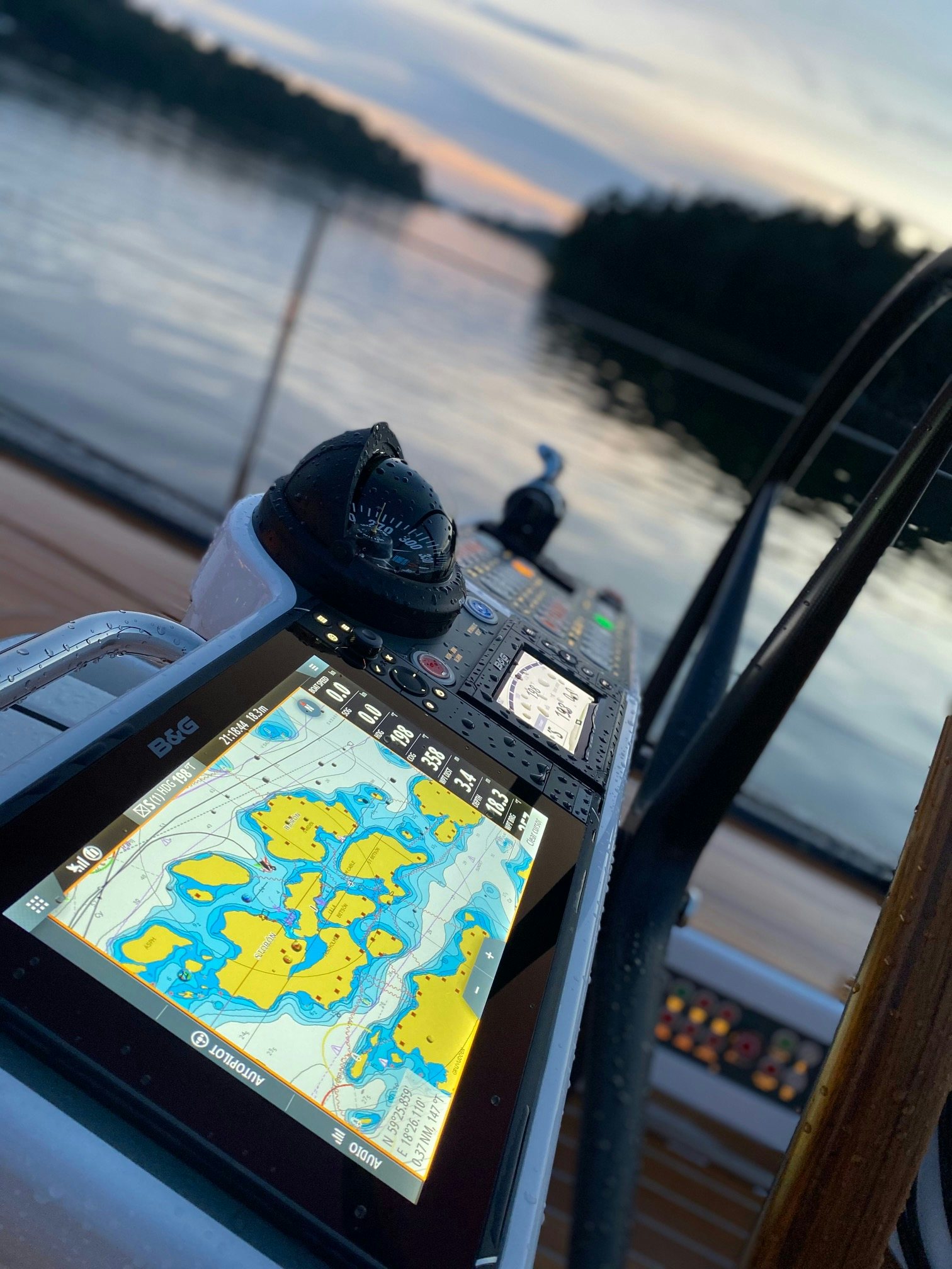 a game console on a table aboard ALIX Yacht for Sale