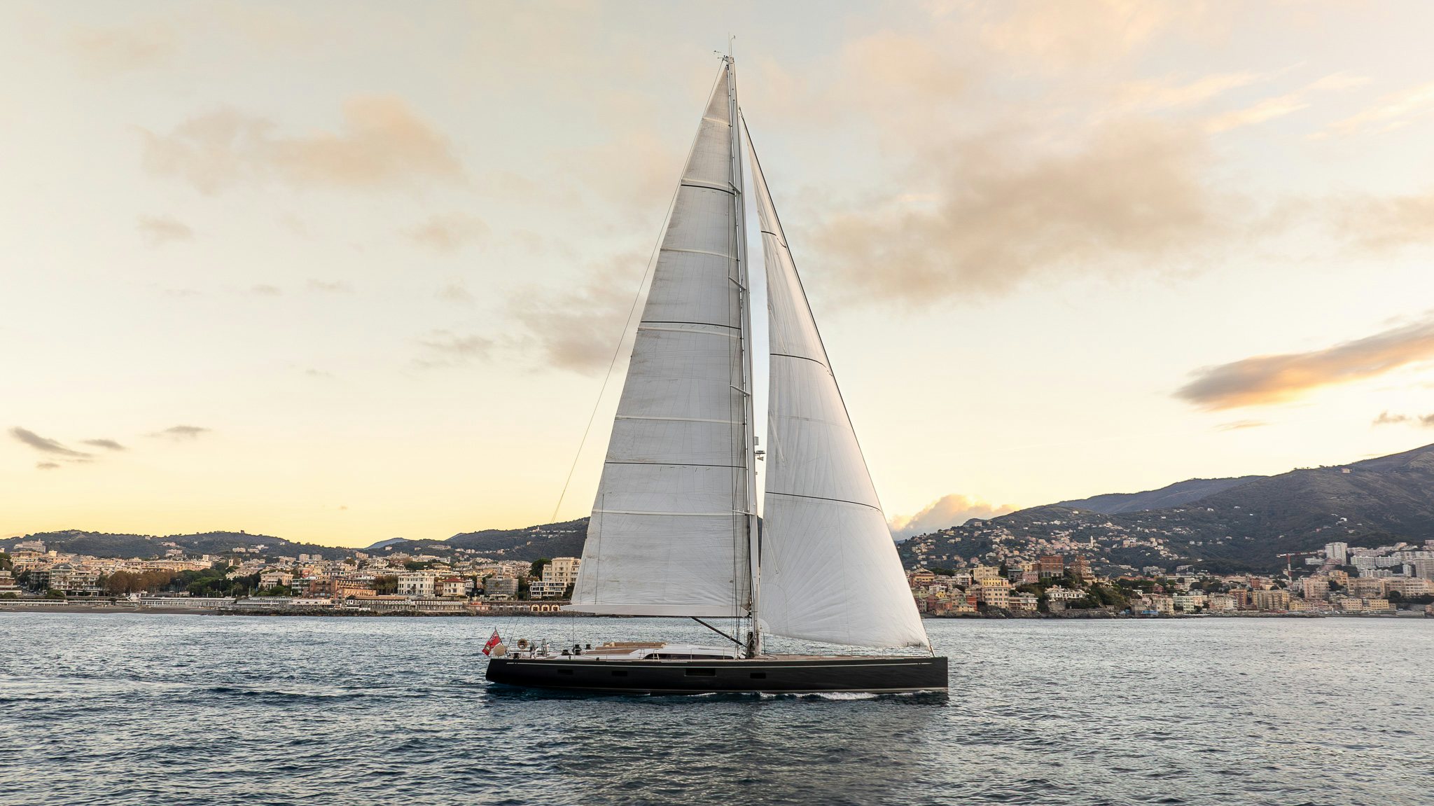a sailboat on the water aboard ALIX Yacht for Sale