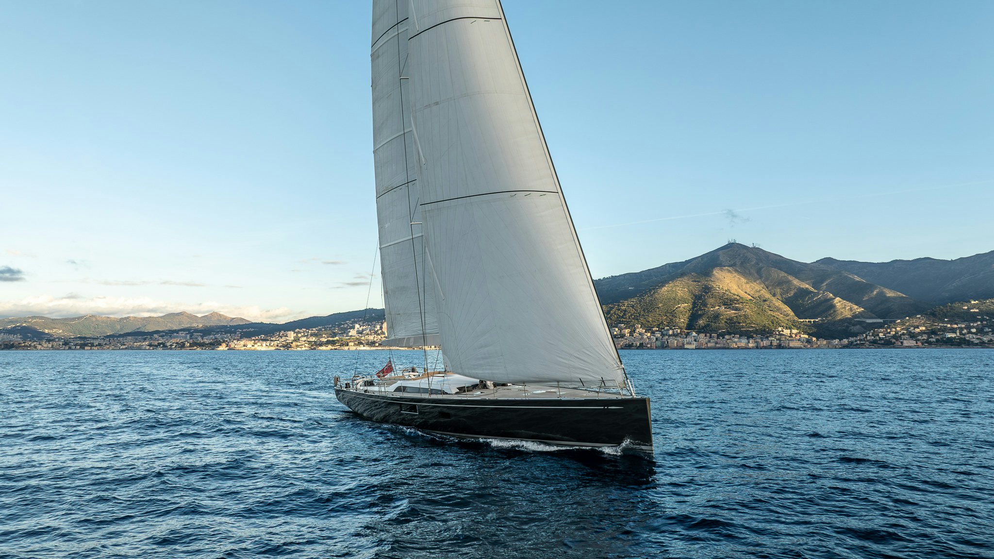 a sailboat on the water aboard ALIX Yacht for Sale