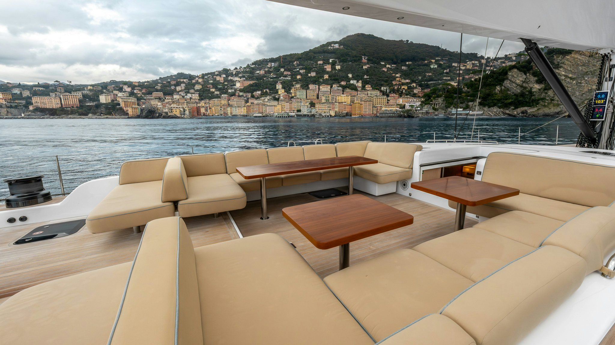 a boat on the water aboard ALIX Yacht for Sale