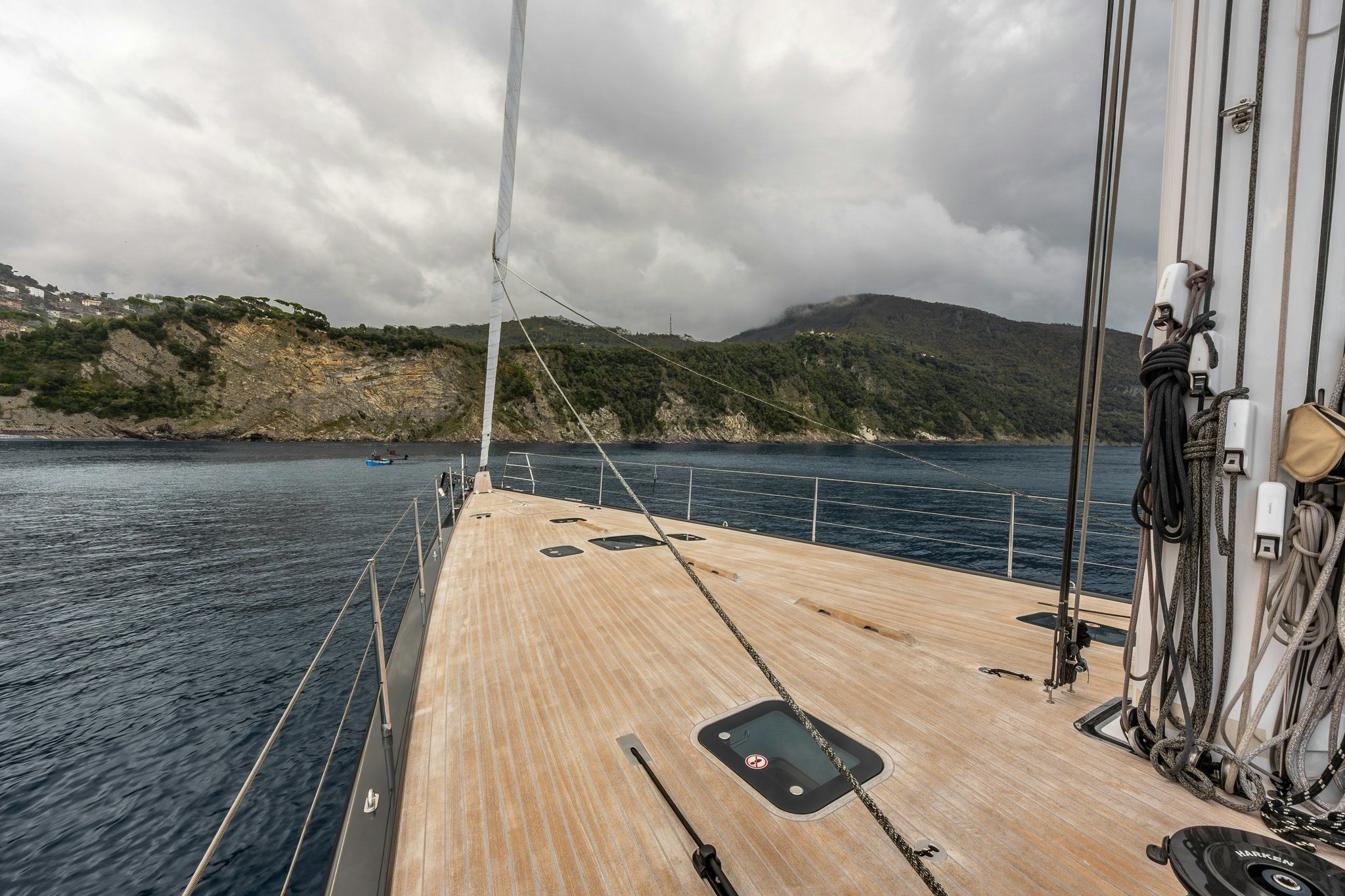 a boat on the water aboard ALIX Yacht for Sale