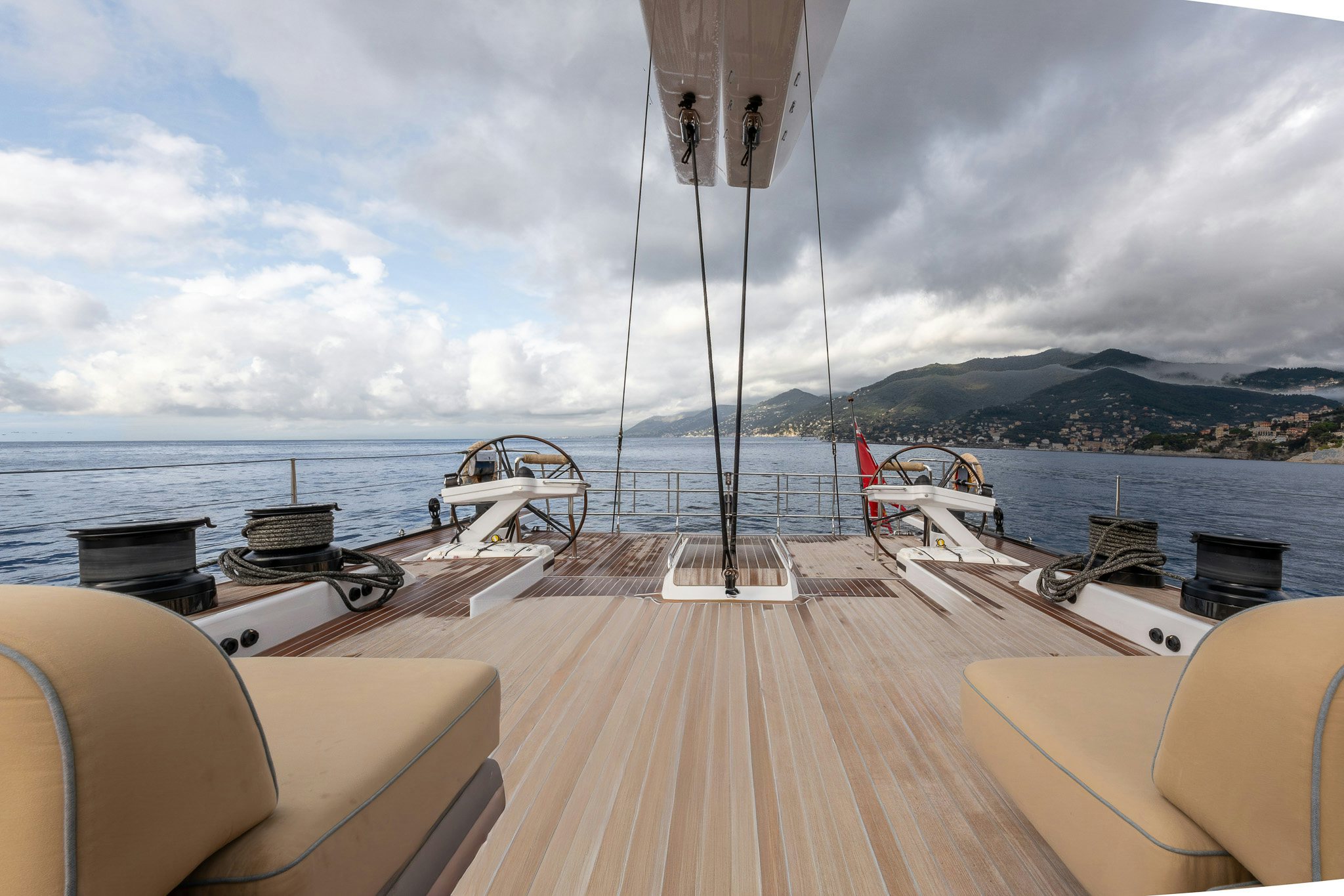 a boat on a body of water aboard ALIX Yacht for Sale