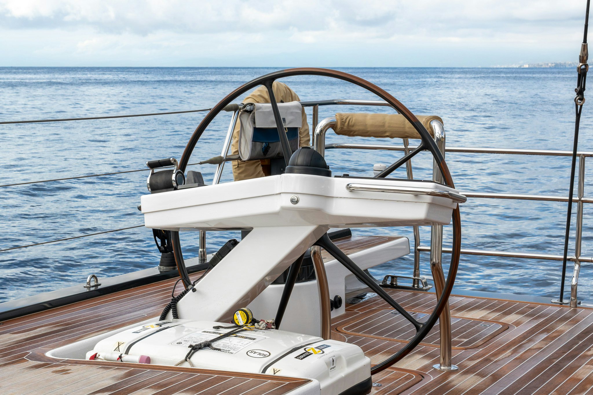 a boat on the water aboard ALIX Yacht for Sale