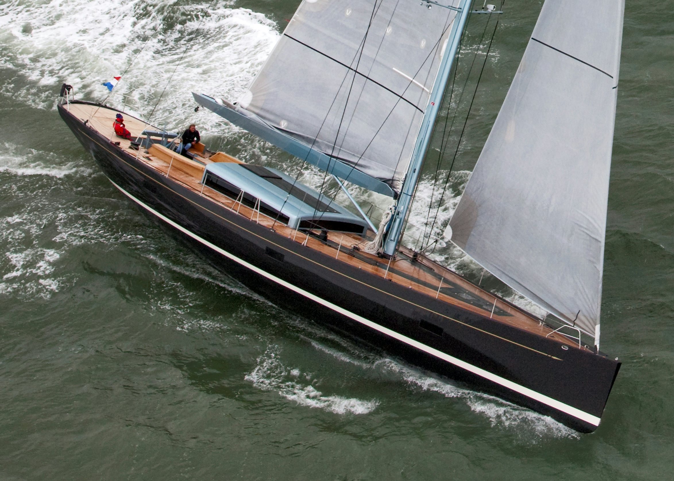 a boat on the water aboard TULIP Yacht for Sale