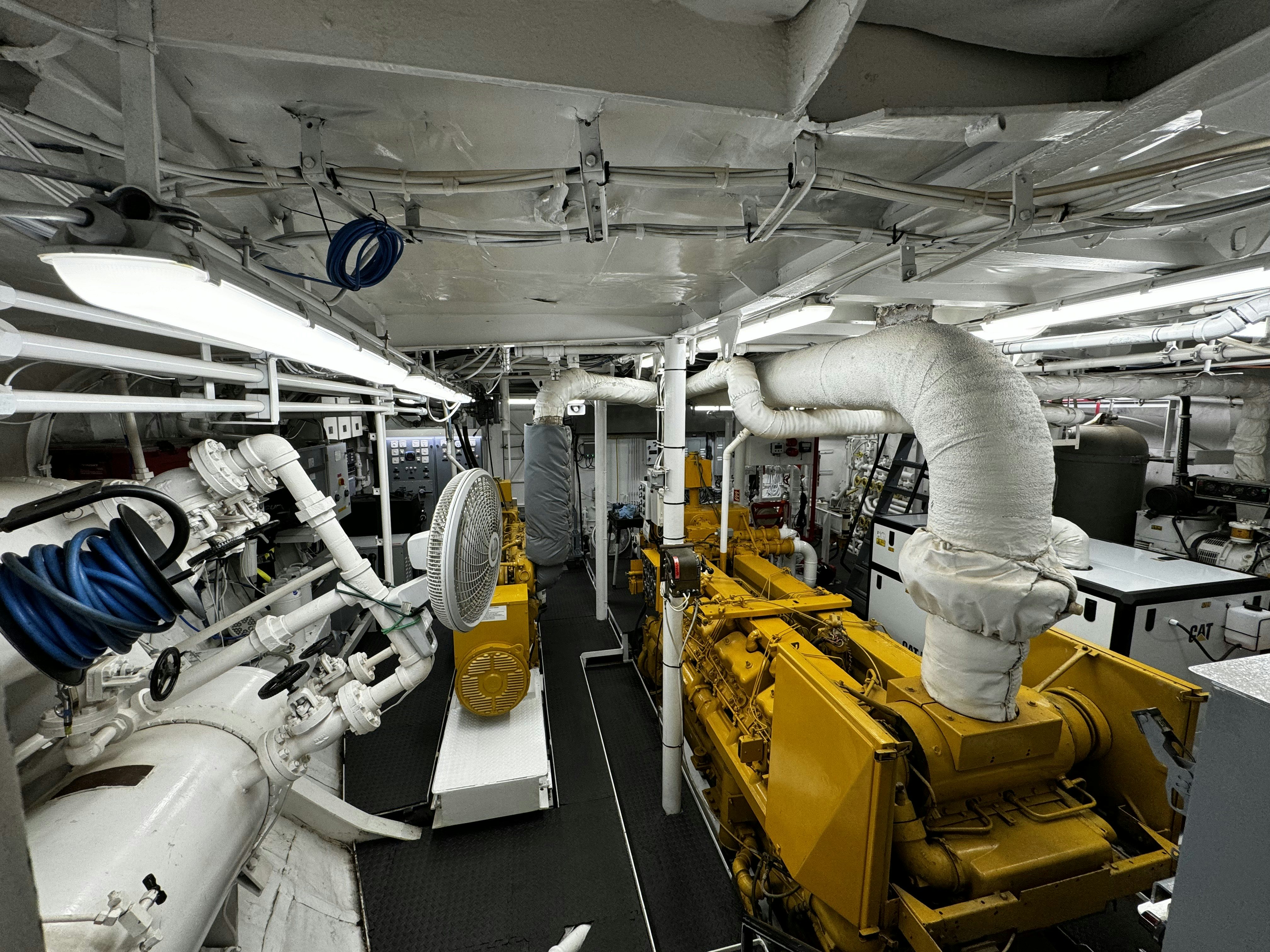 a factory with machinery aboard ANNE S PIERCE Yacht for Sale