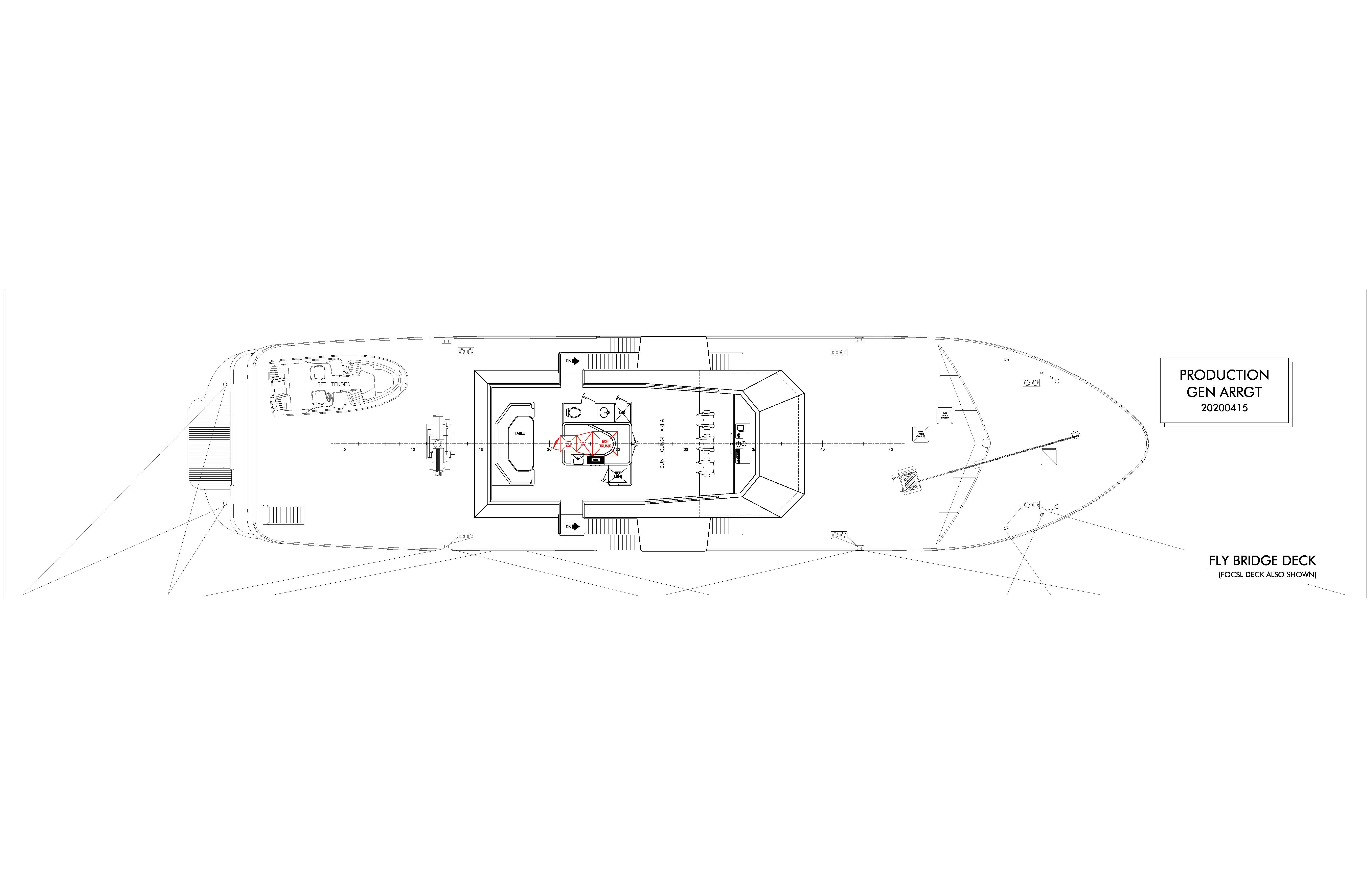 diagram aboard ANNE S PIERCE Yacht for Sale