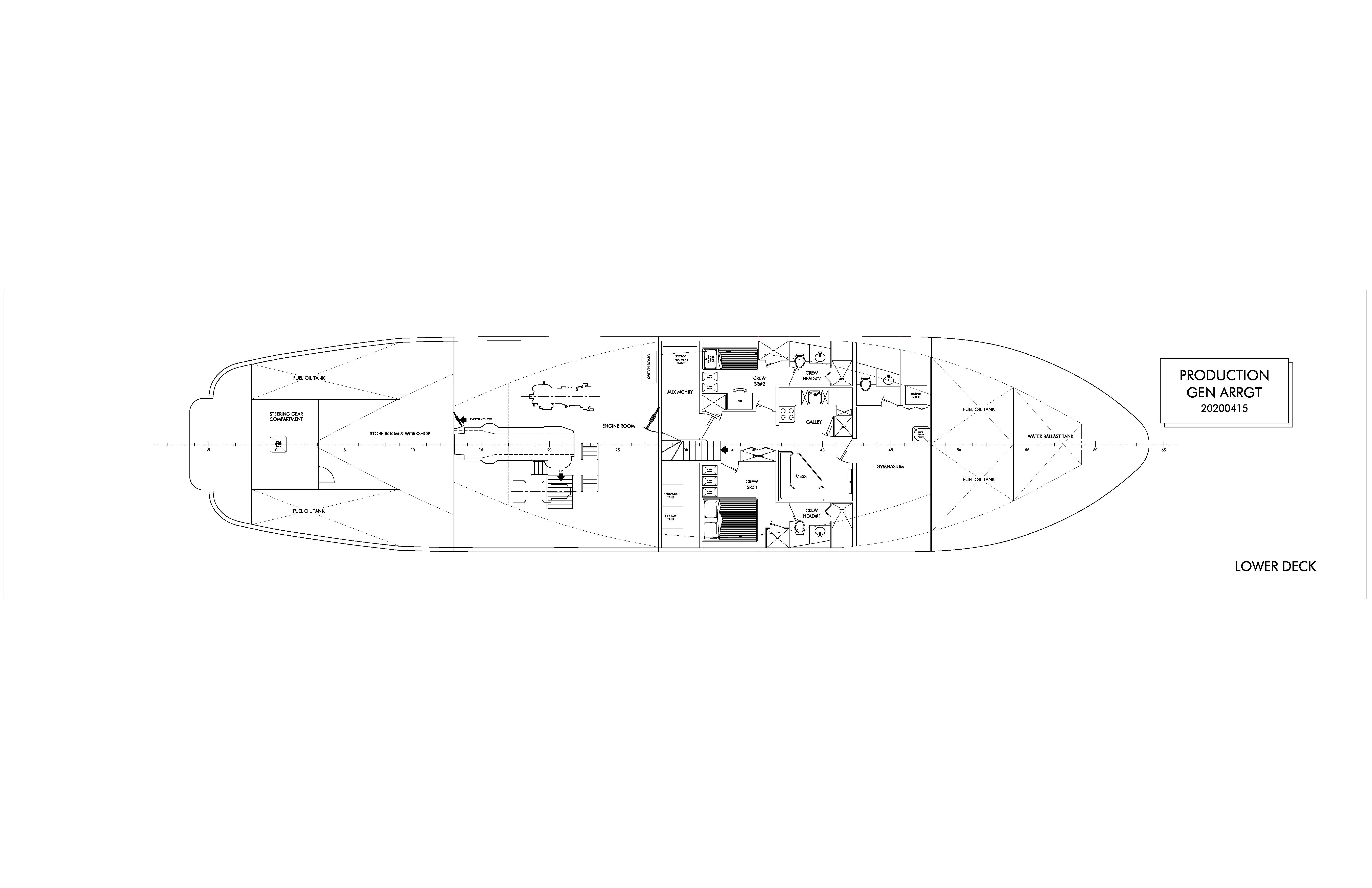 diagram aboard ANNE S PIERCE Yacht for Sale