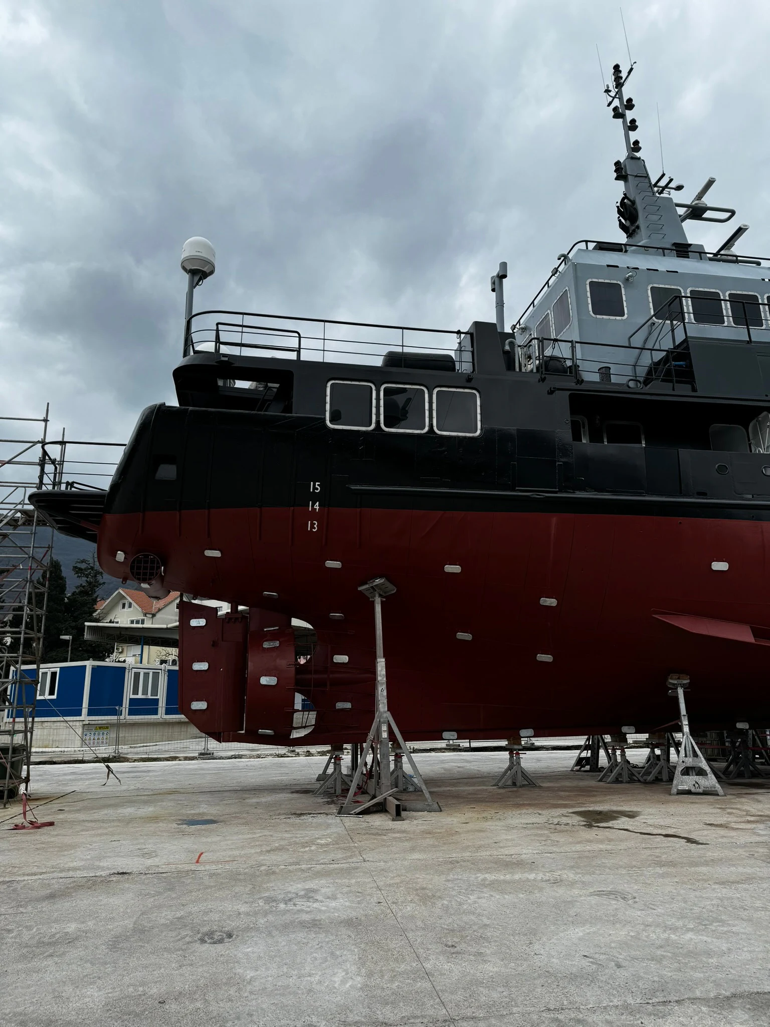 a large ship docked aboard ANNE S PIERCE Yacht for Sale