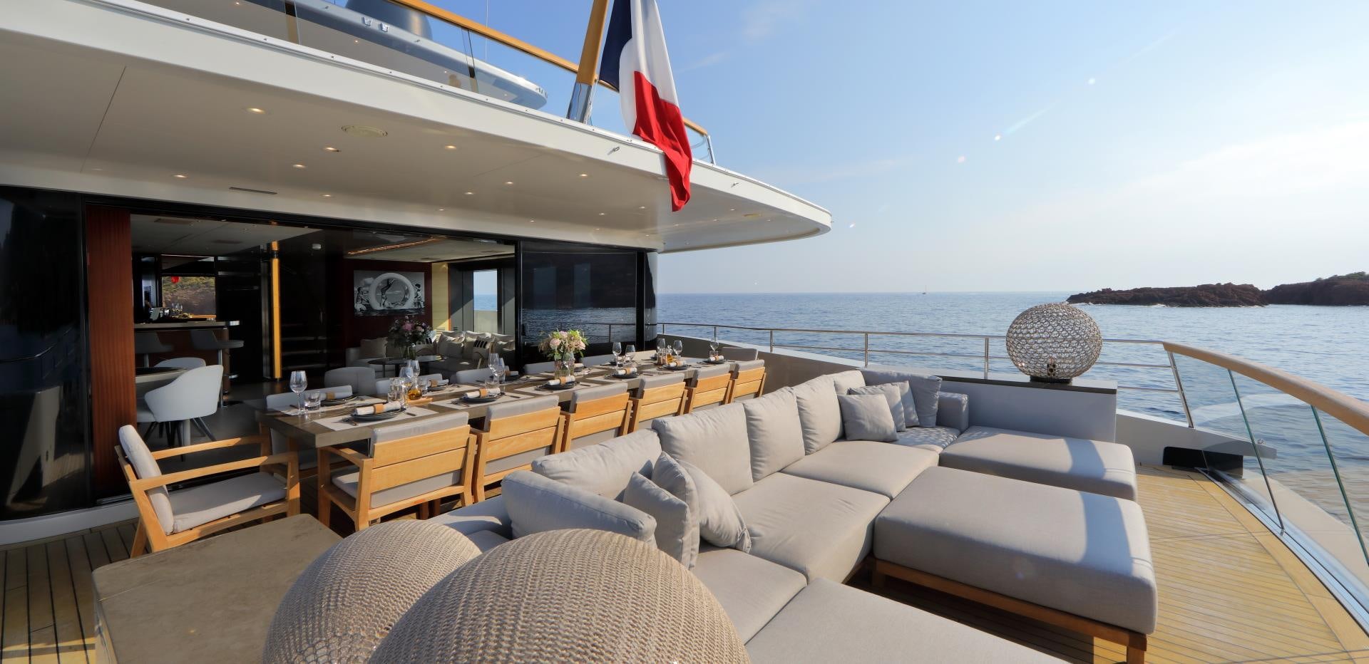 a boat on the water aboard X Yacht for Sale