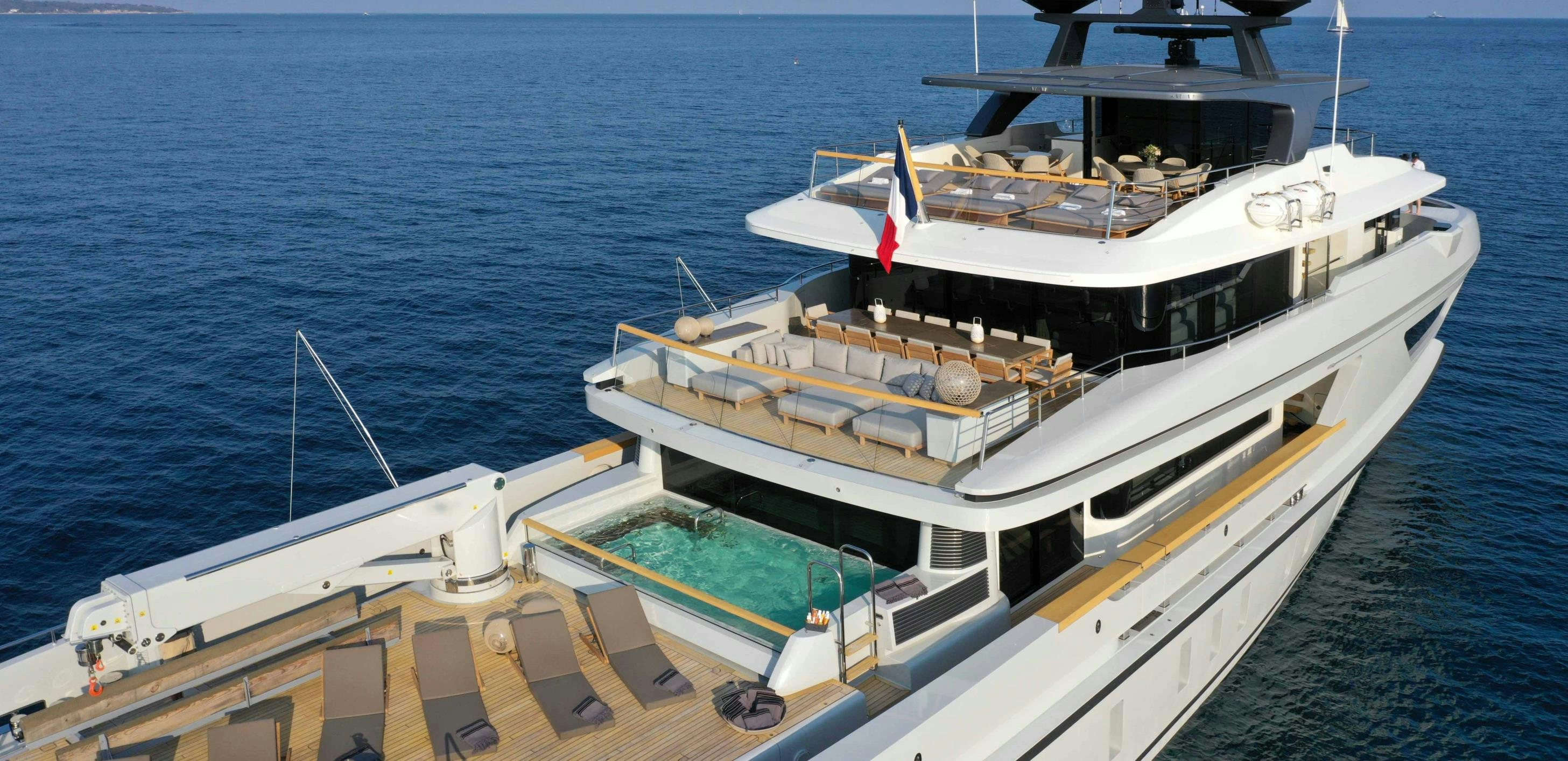 a boat on the water aboard X Yacht for Sale