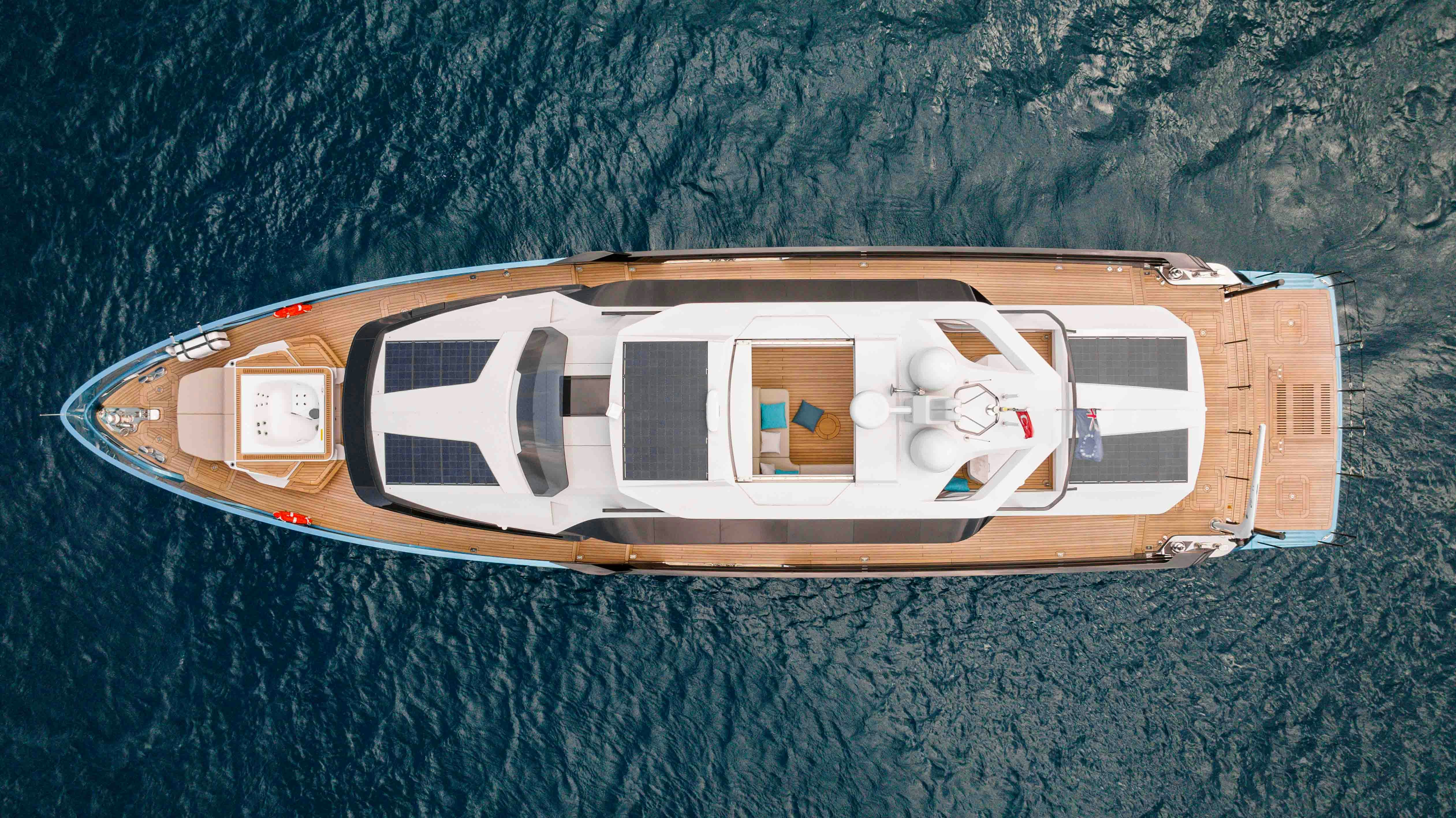 a small wooden house aboard NB 202 Yacht for Sale