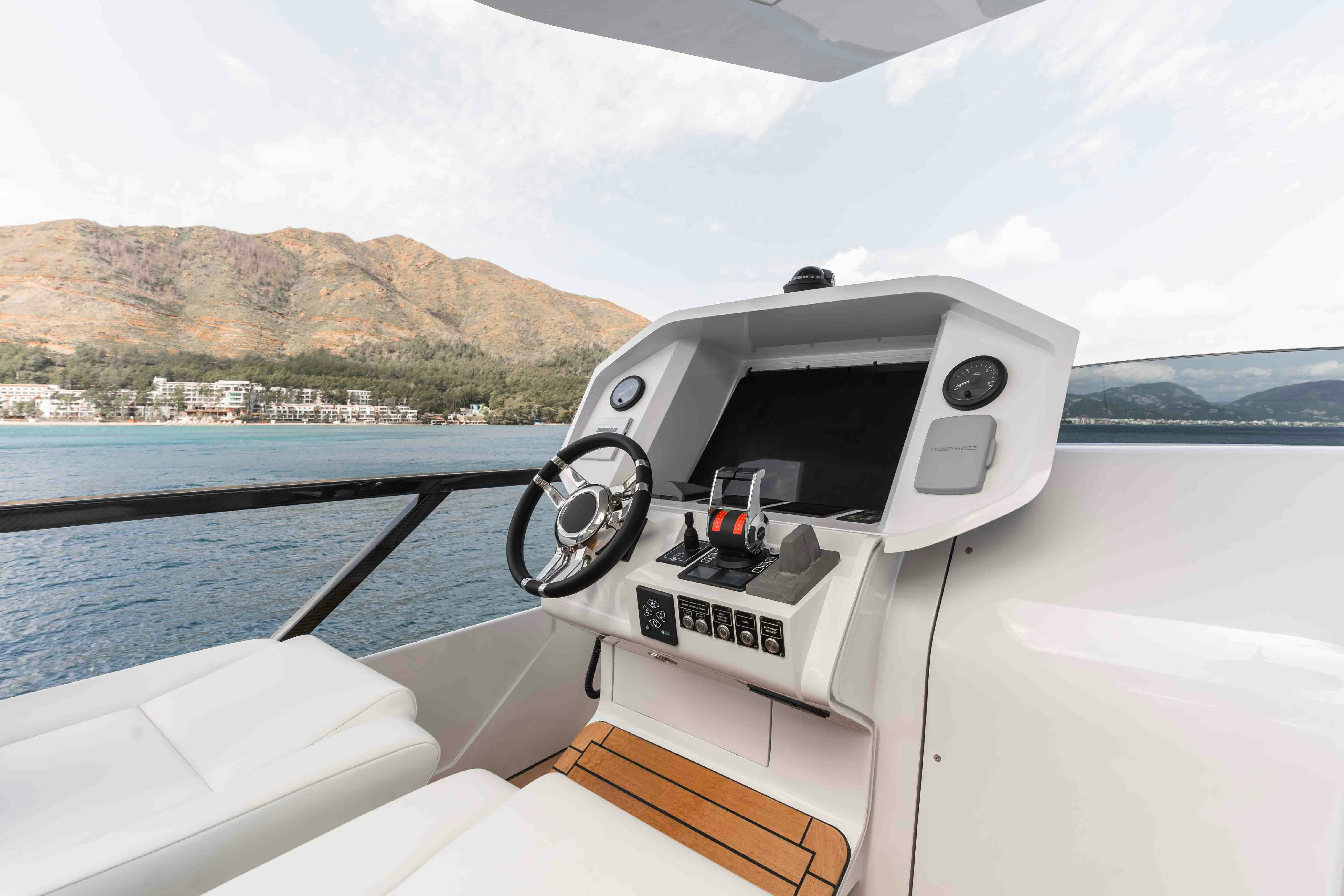 a car on a boat aboard NB 202 Yacht for Sale