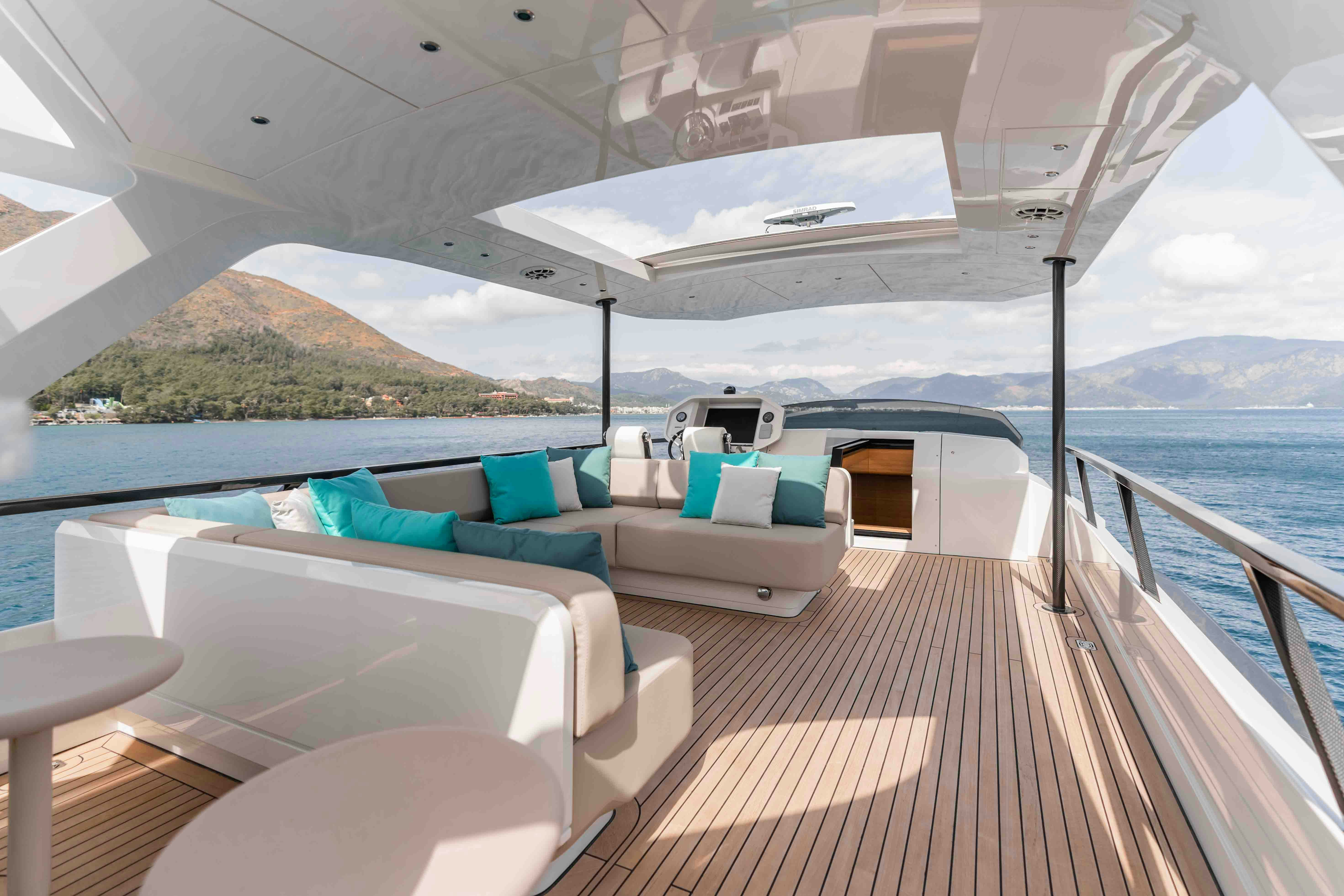 a boat on a water body aboard NB 202 Yacht for Sale