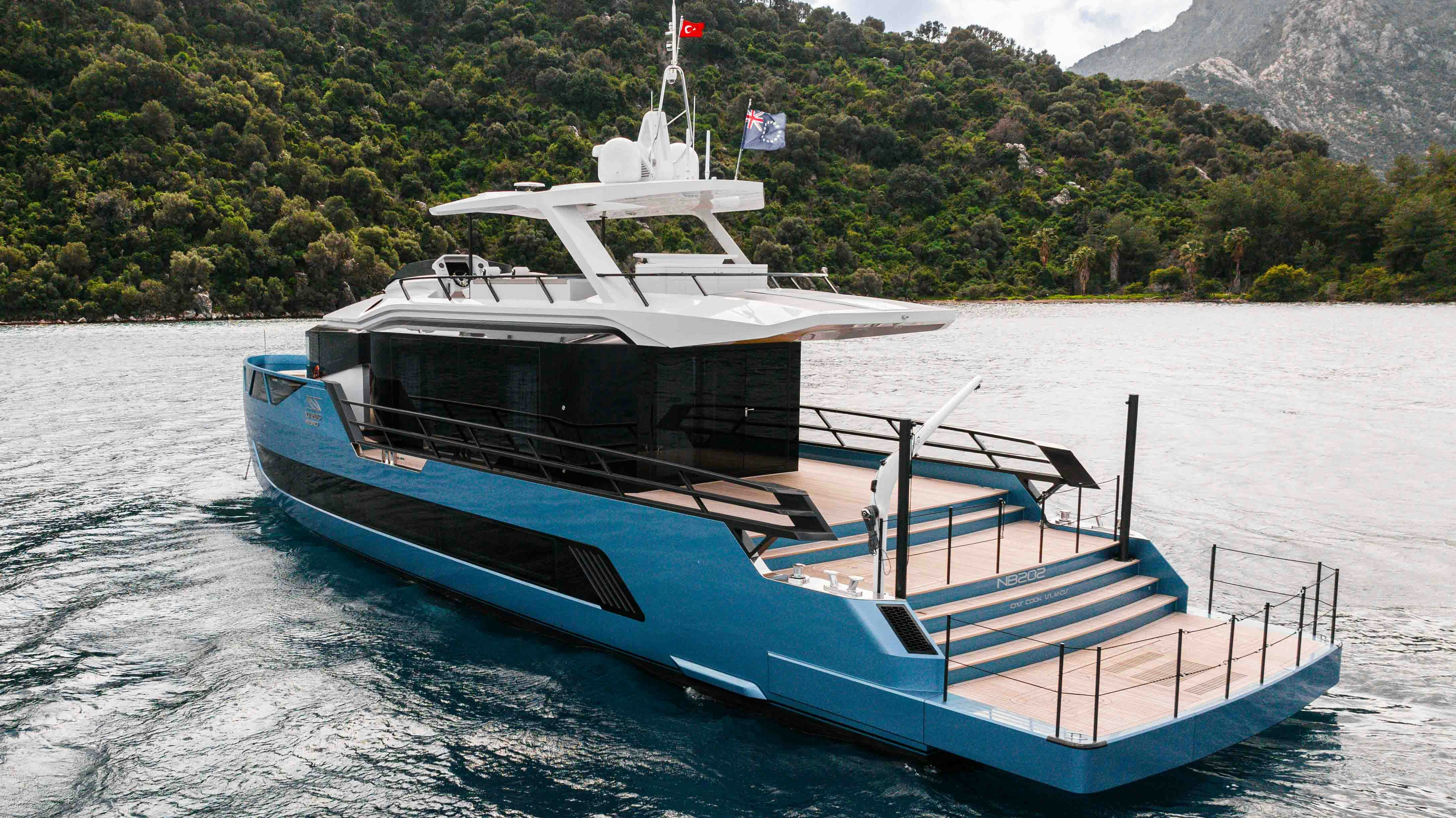 a boat on the water aboard NB 202 Yacht for Sale