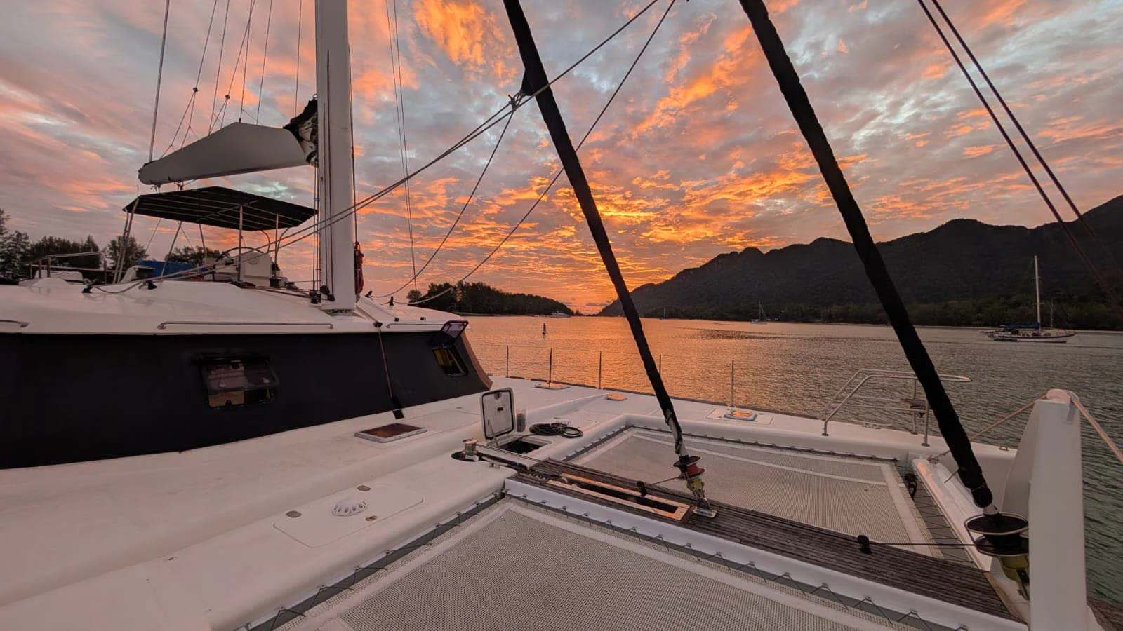 a boat on the water aboard OCEAN ESCAPE Yacht for Sale