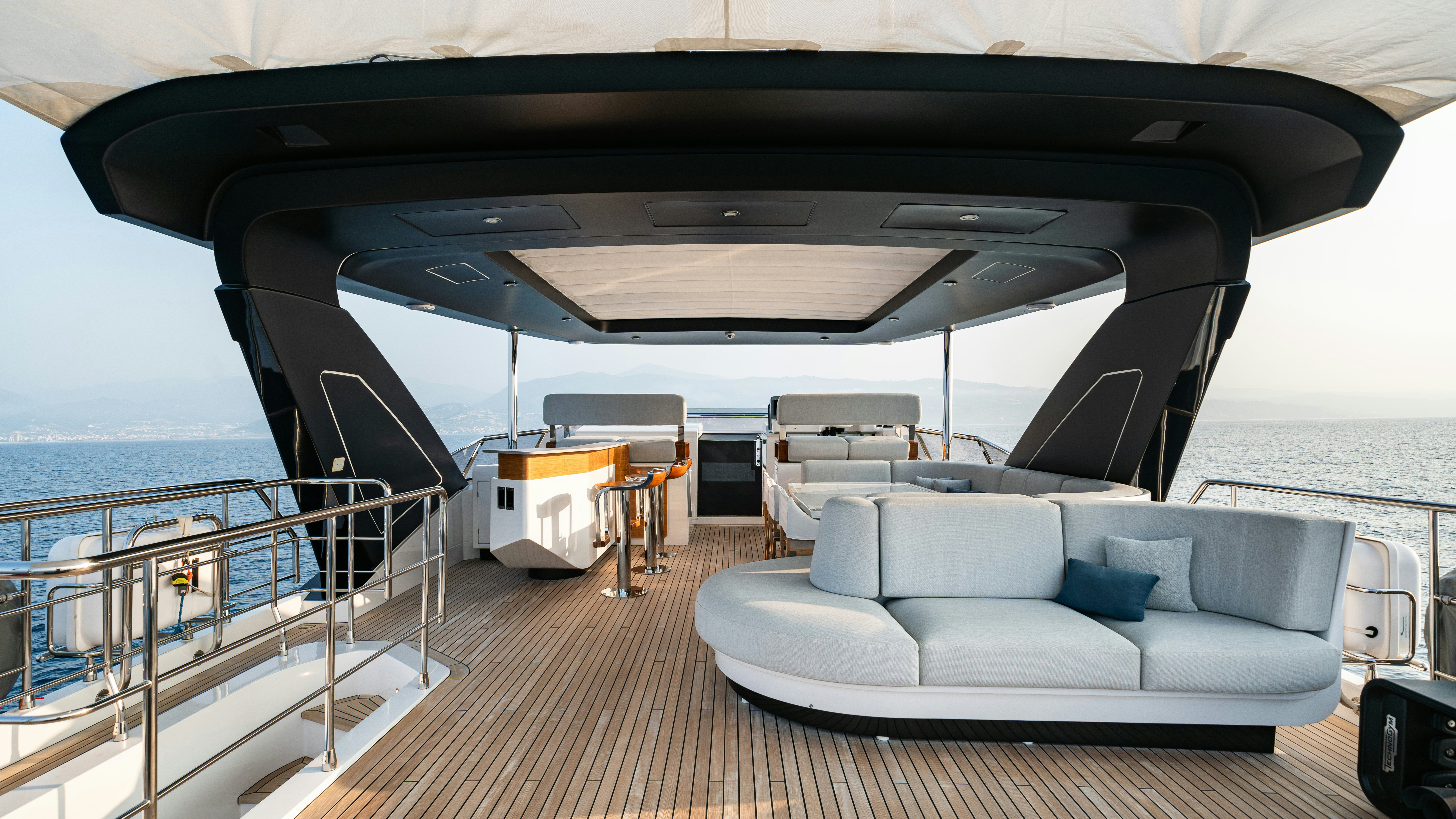 a boat on the water aboard CHILLIN’ Yacht for Sale