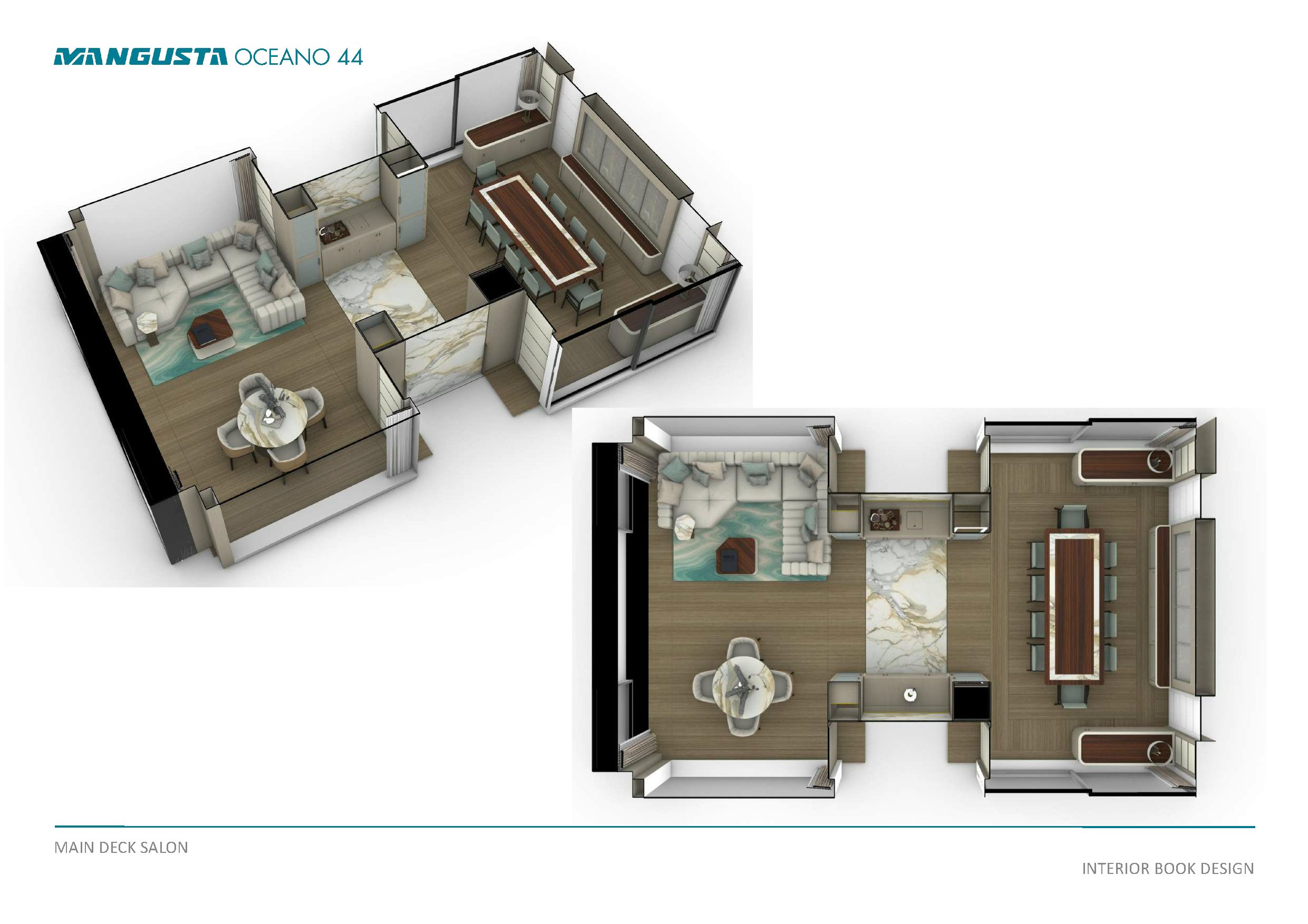 diagram, engineering drawing aboard MANGUSTA OCEANO 44/08 Yacht for Sale
