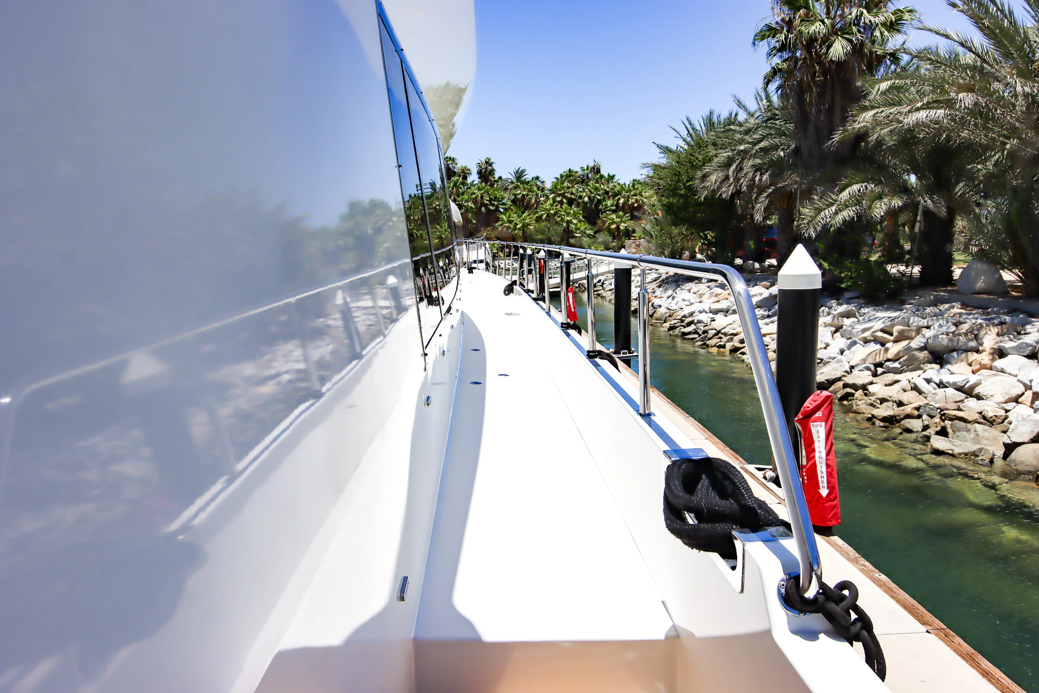 a boat on the water aboard MARDIOSA Yacht for Sale