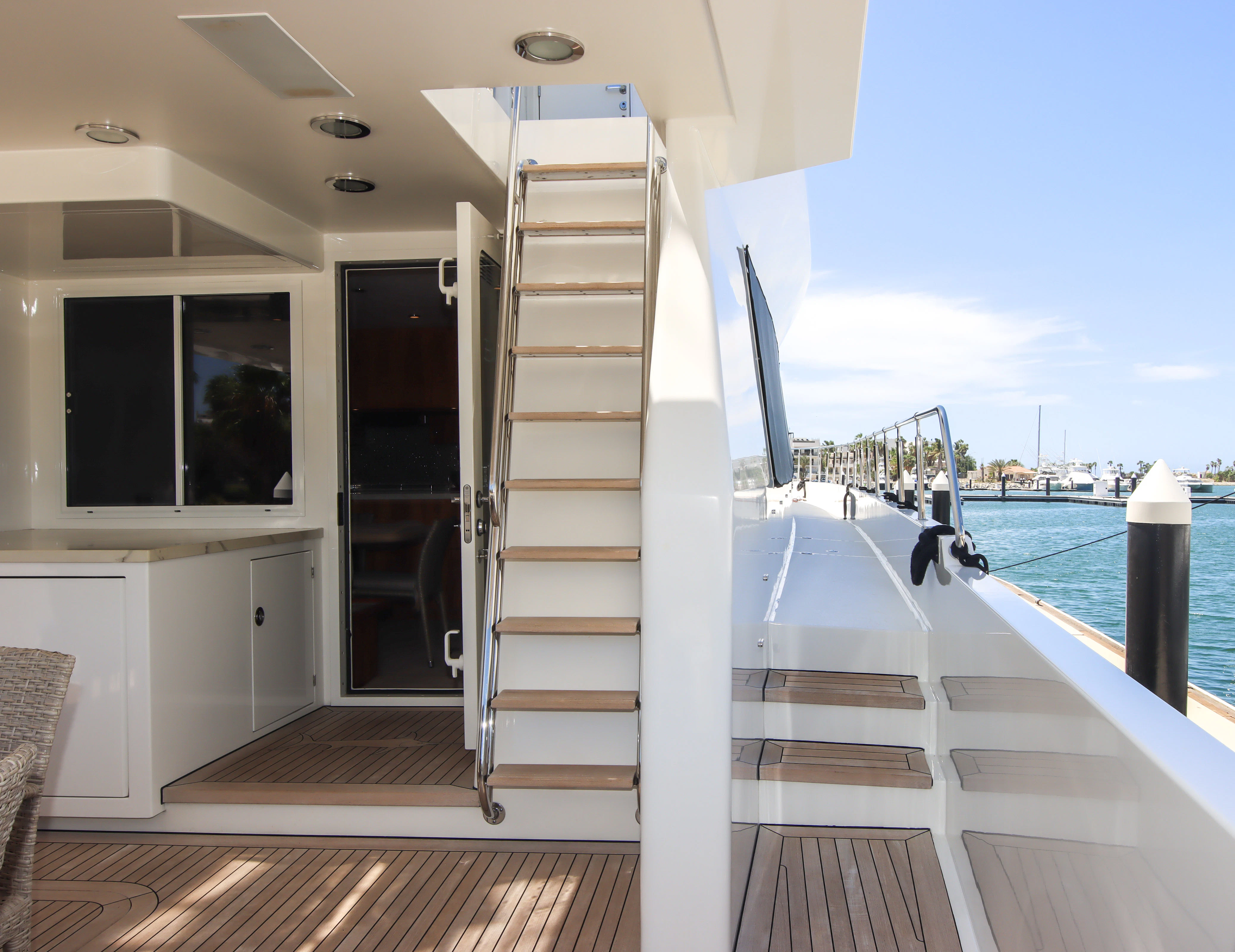 a house with a slide aboard MARDIOSA Yacht for Sale