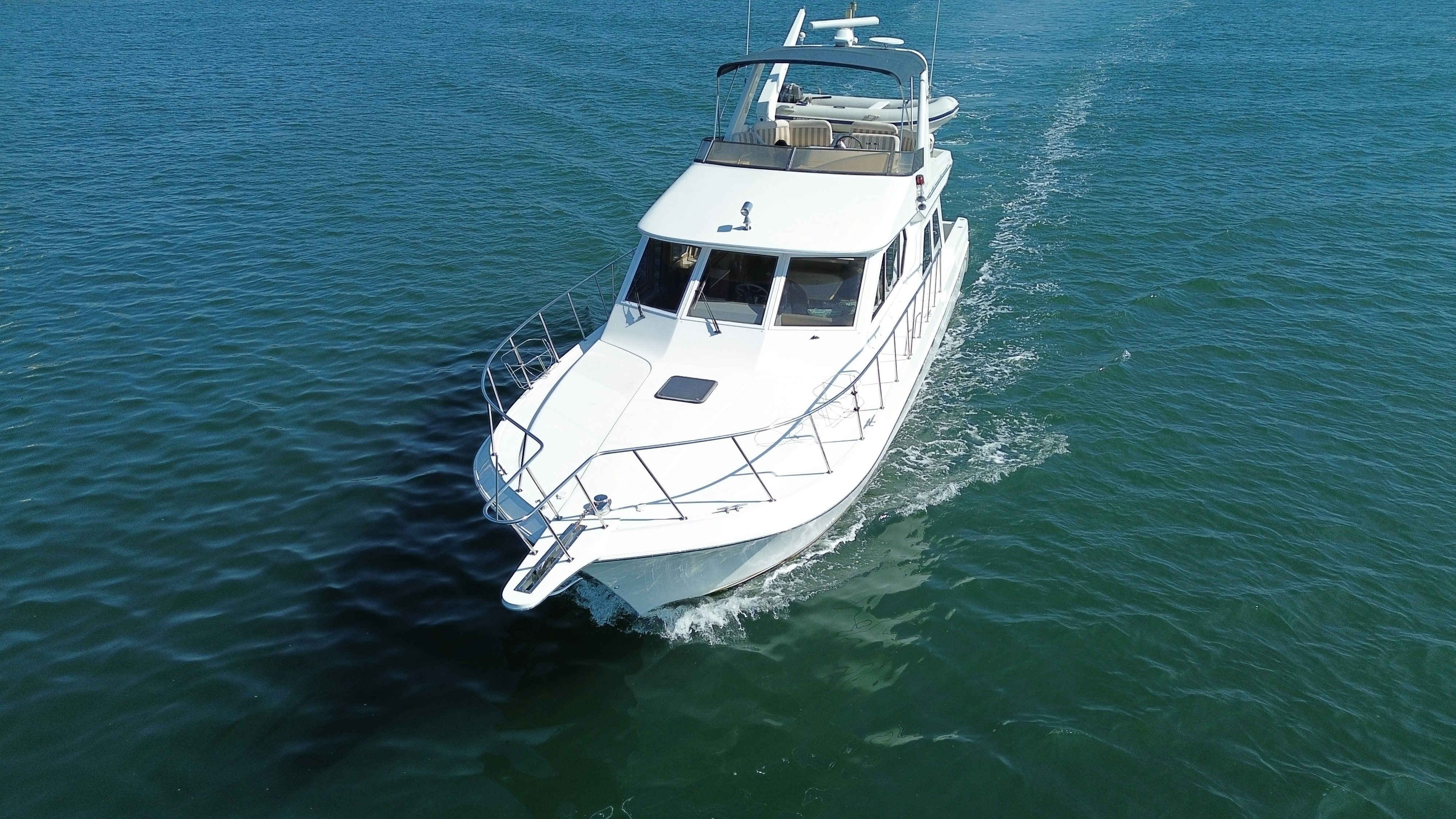 a boat in the water aboard BARKRUISER Yacht for Sale