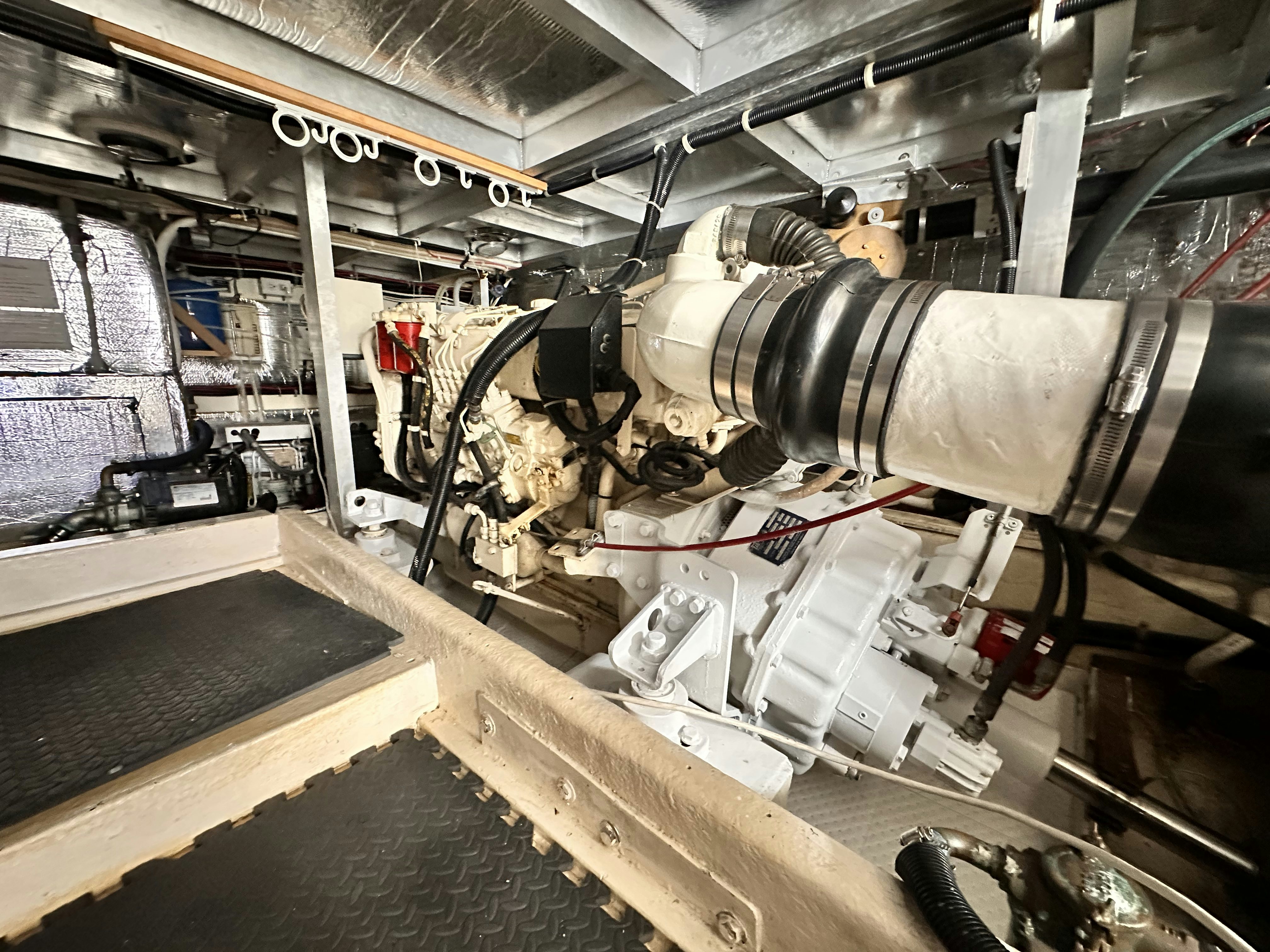 a machine in a factory aboard BARKRUISER Yacht for Sale