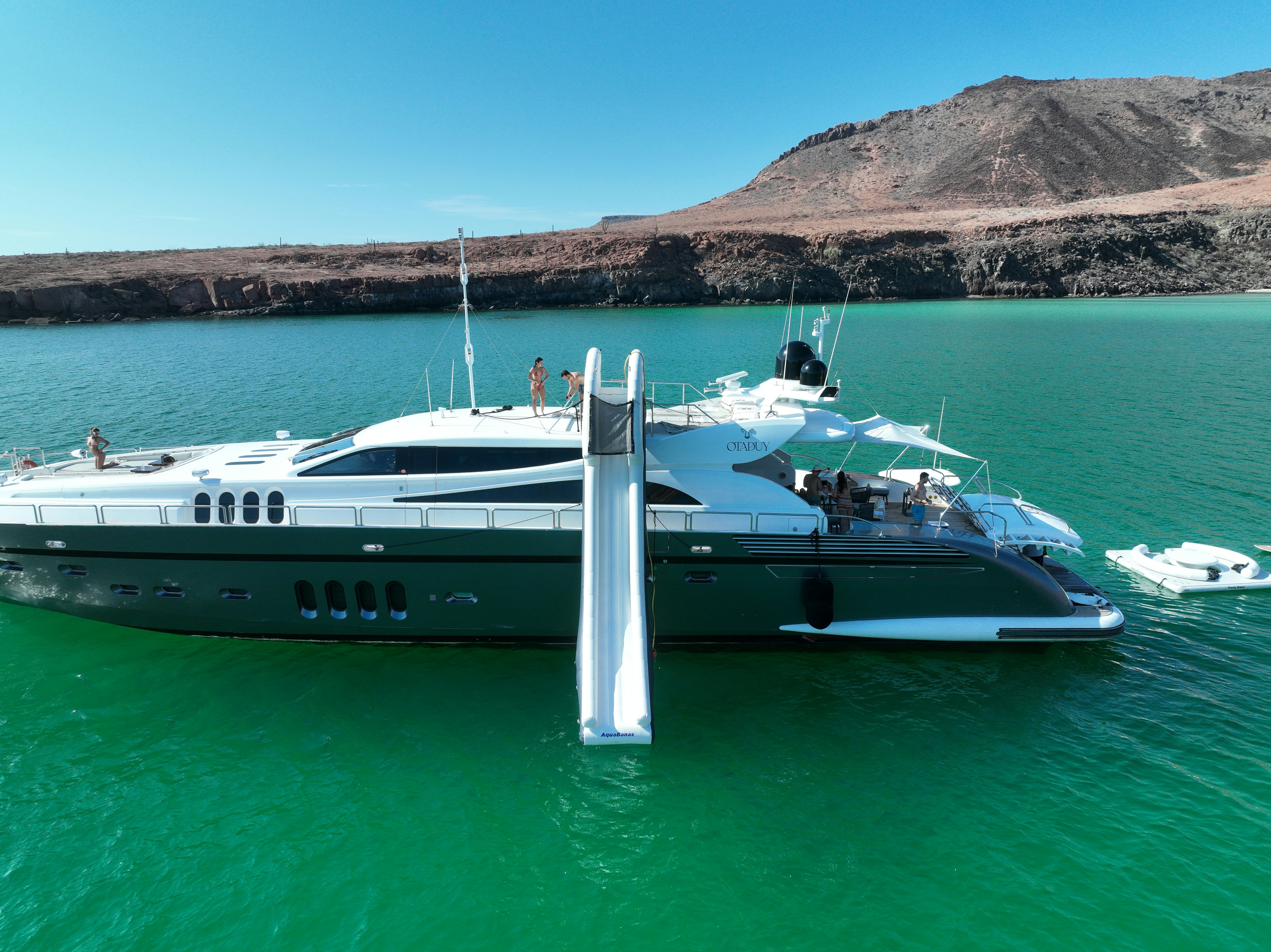 a boat on the water aboard GO Yacht for Sale