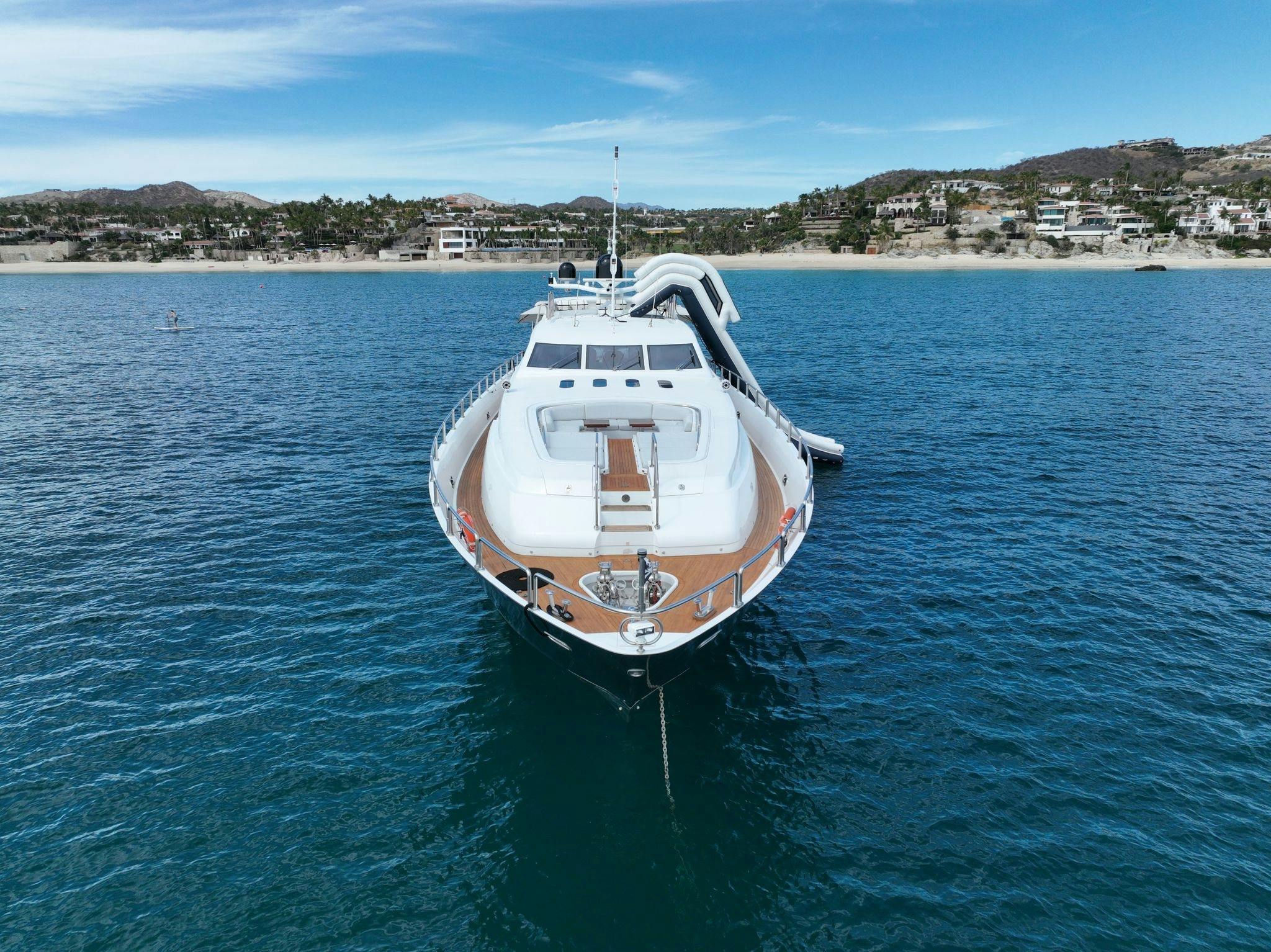 a boat in the water aboard GO Yacht for Sale