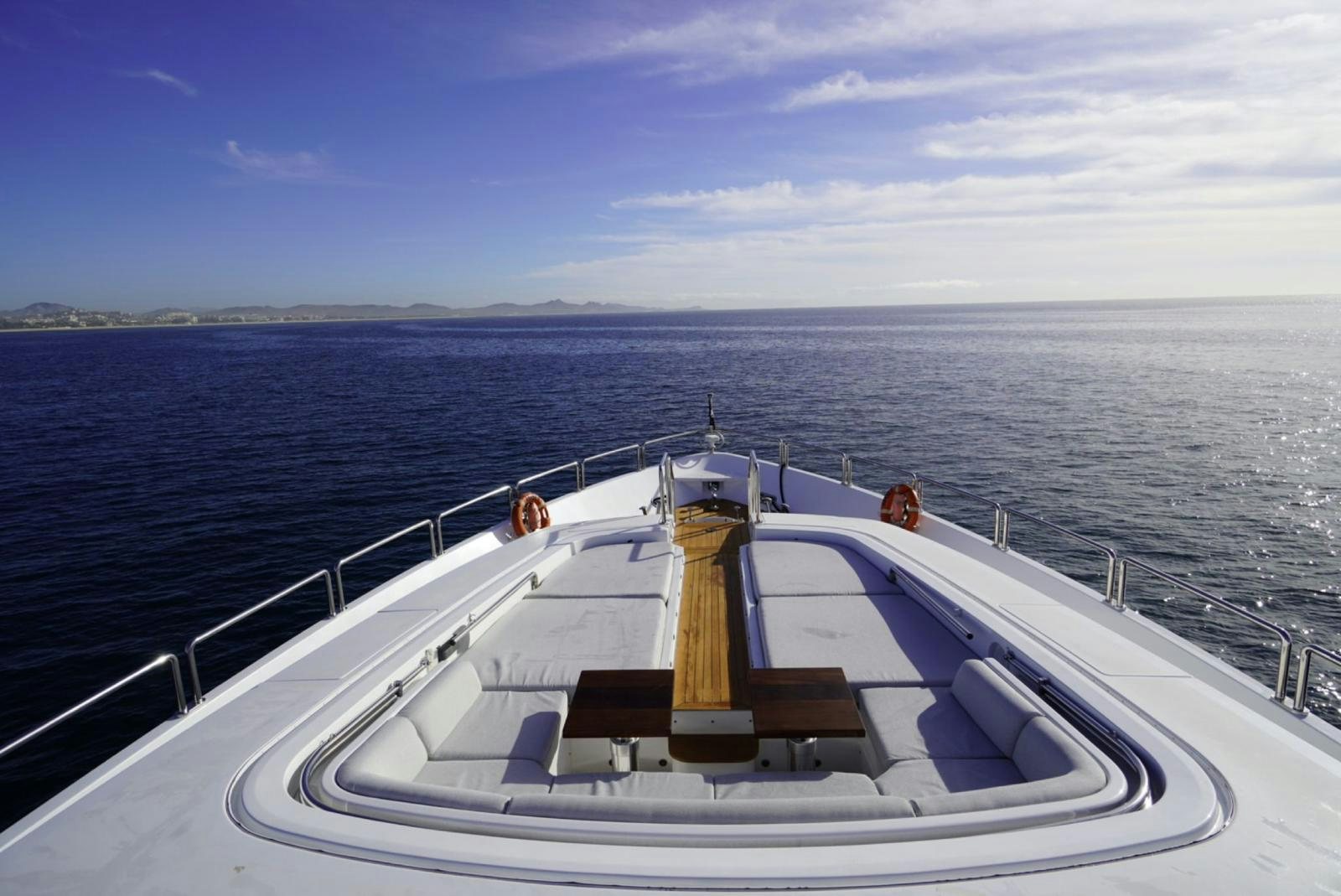 a boat on the water aboard GO Yacht for Sale
