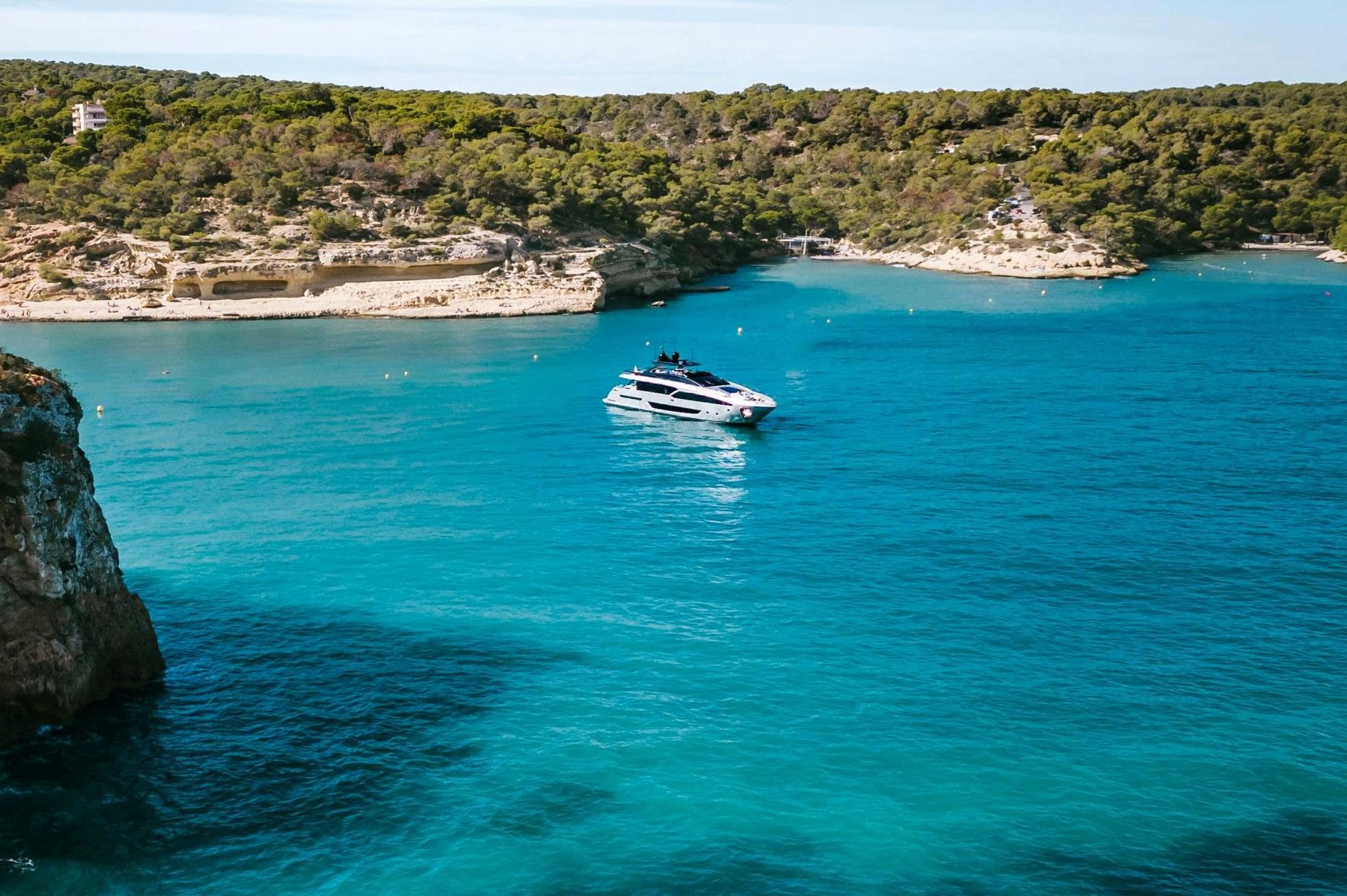 a boat sailing on the sea aboard BARRACUDA III Yacht for Charter