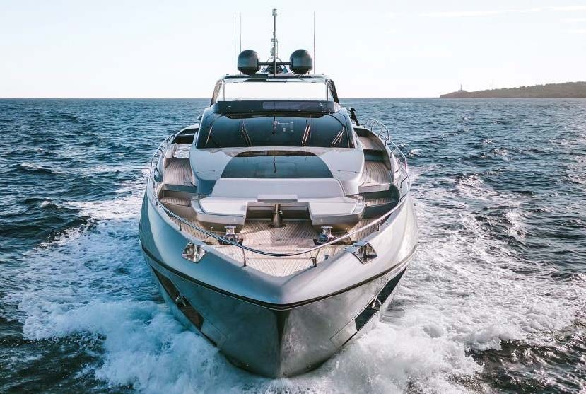 a boat on the water aboard BARRACUDA III Yacht for Charter