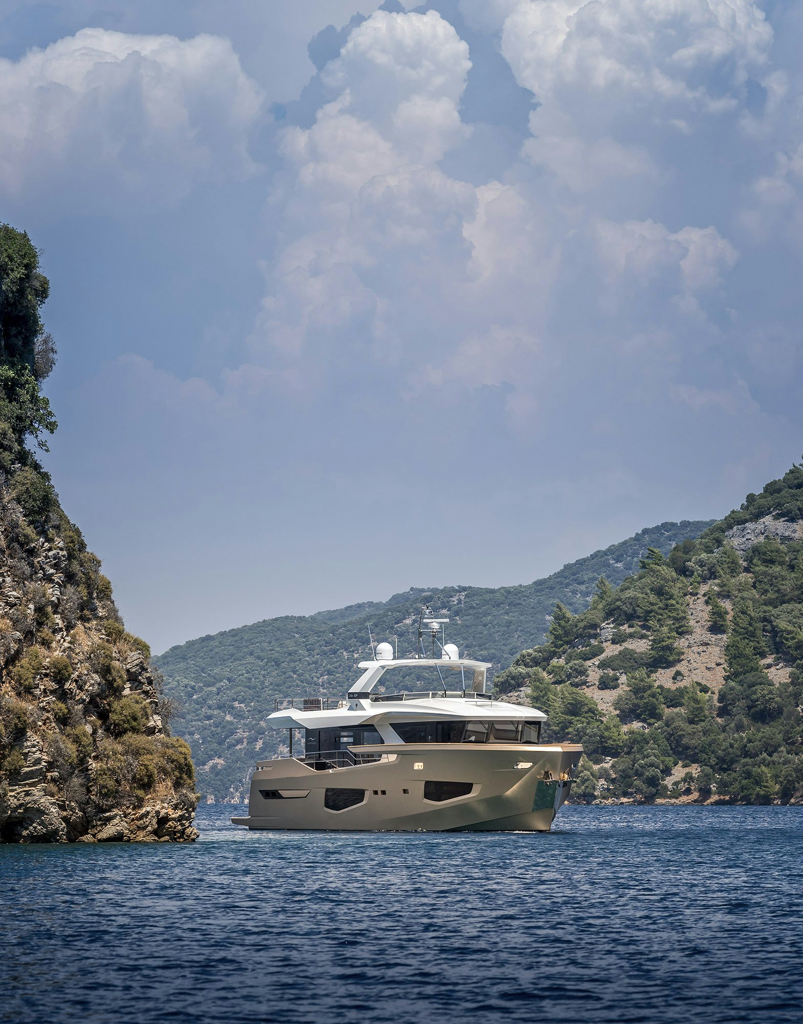 a boat on the water aboard NUMARINE 26XP/25 Yacht for Sale