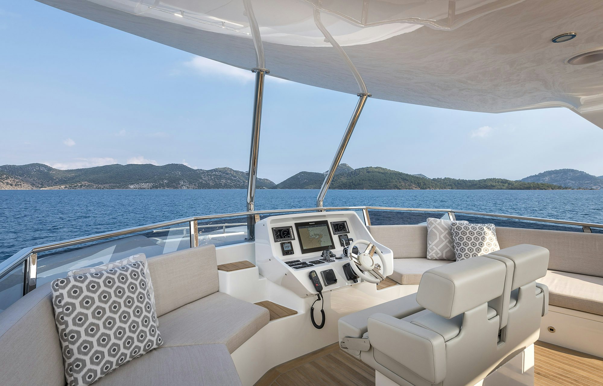 a boat on the water aboard NUMARINE 26XP/25 Yacht for Sale