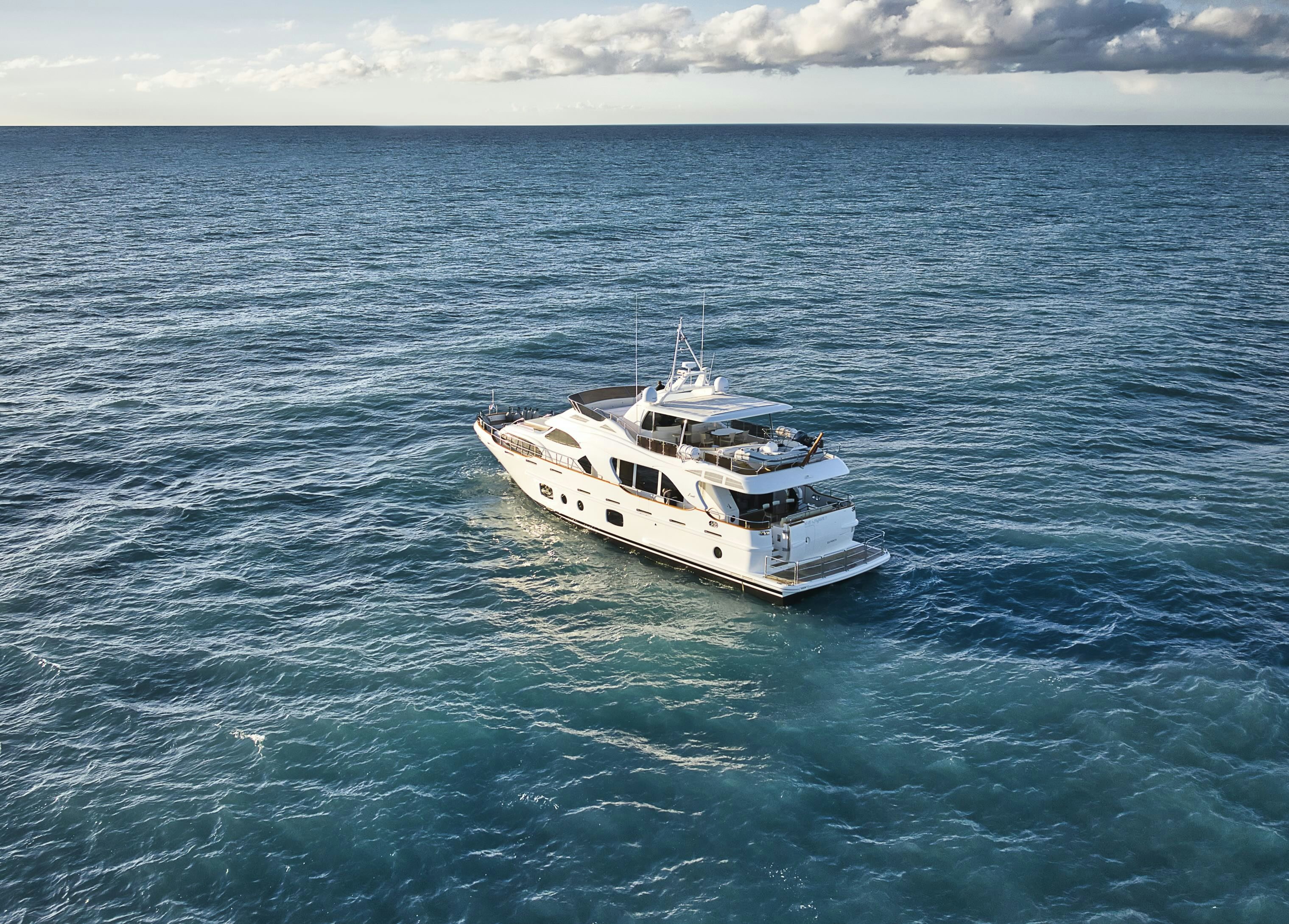 a boat in the water aboard ROSE OF KINGSTON II Yacht for Sale
